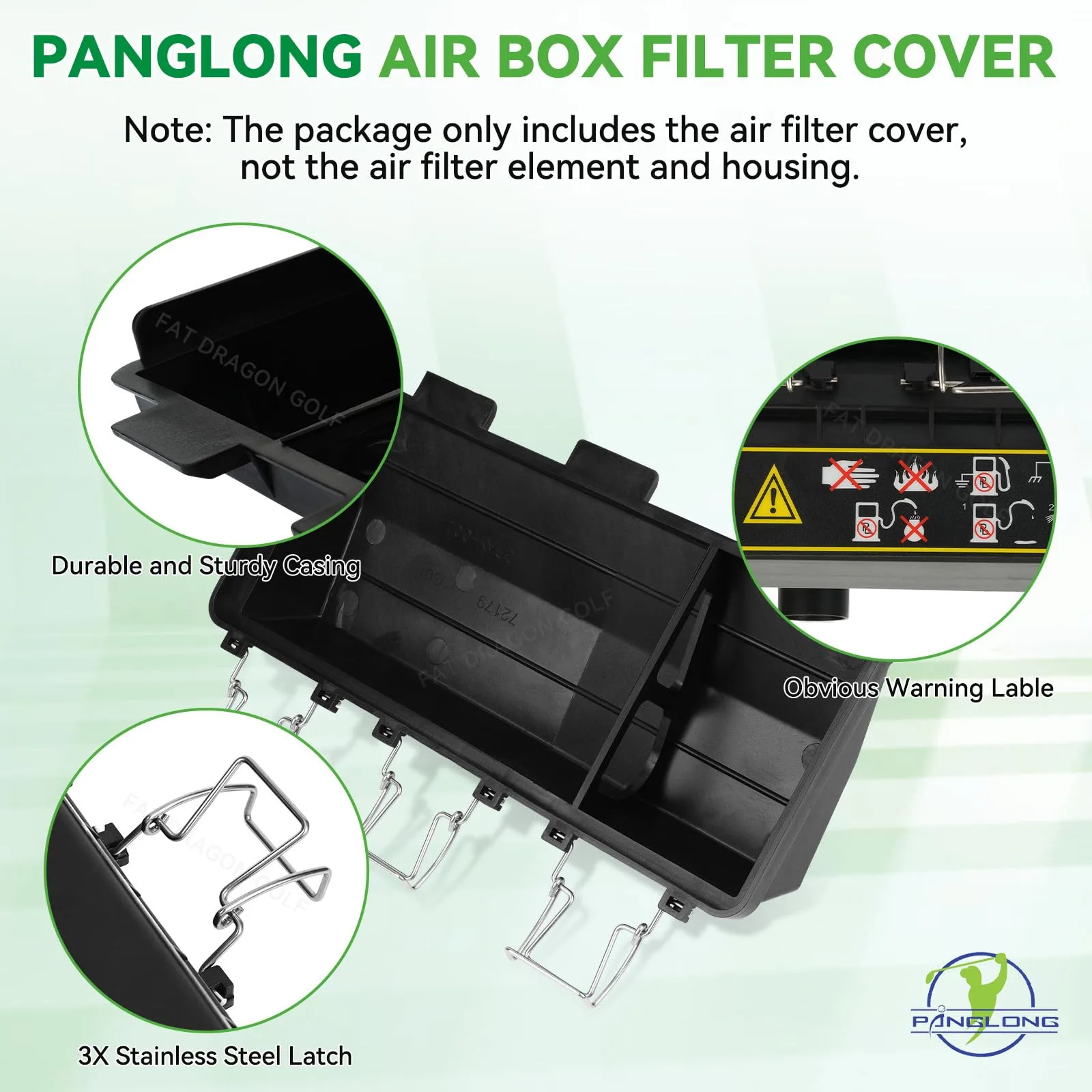 Panglong E-Z-G-O Air Box Filter Cover 1994-2005 Gas Carts image 4