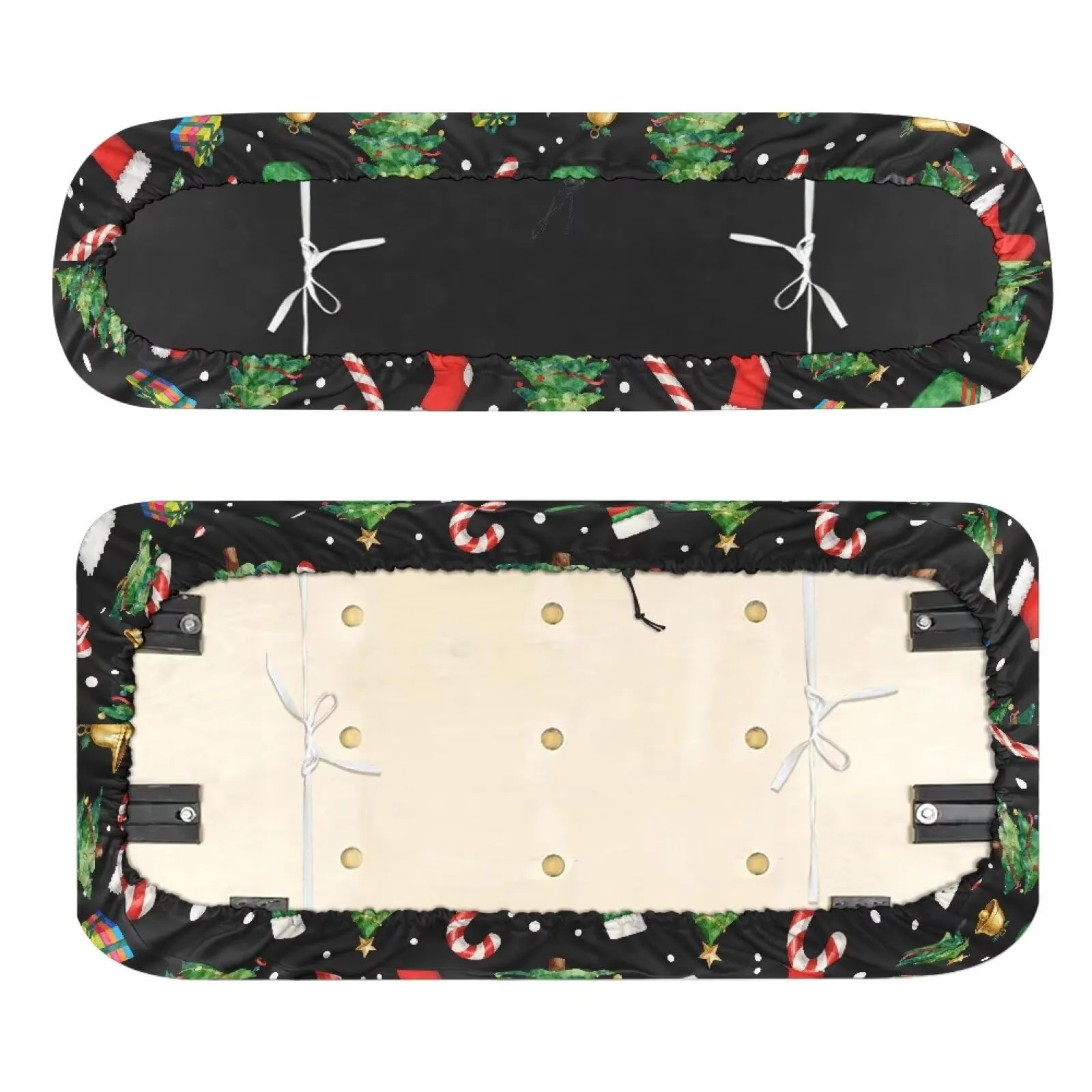 Quidrwyo Christmas Trees Golf Cart Seat Cover Set image 2