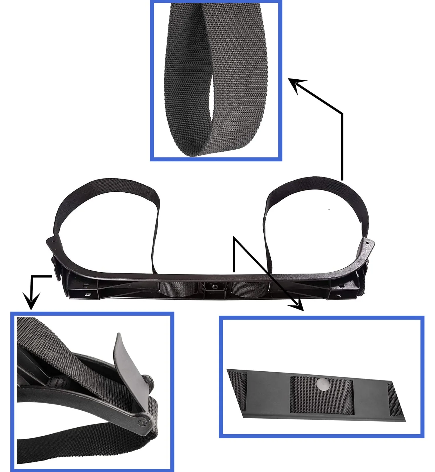 BestAccess Golf Cart Bag Rack for E-Z-GO TXT 71851-G01 image 3