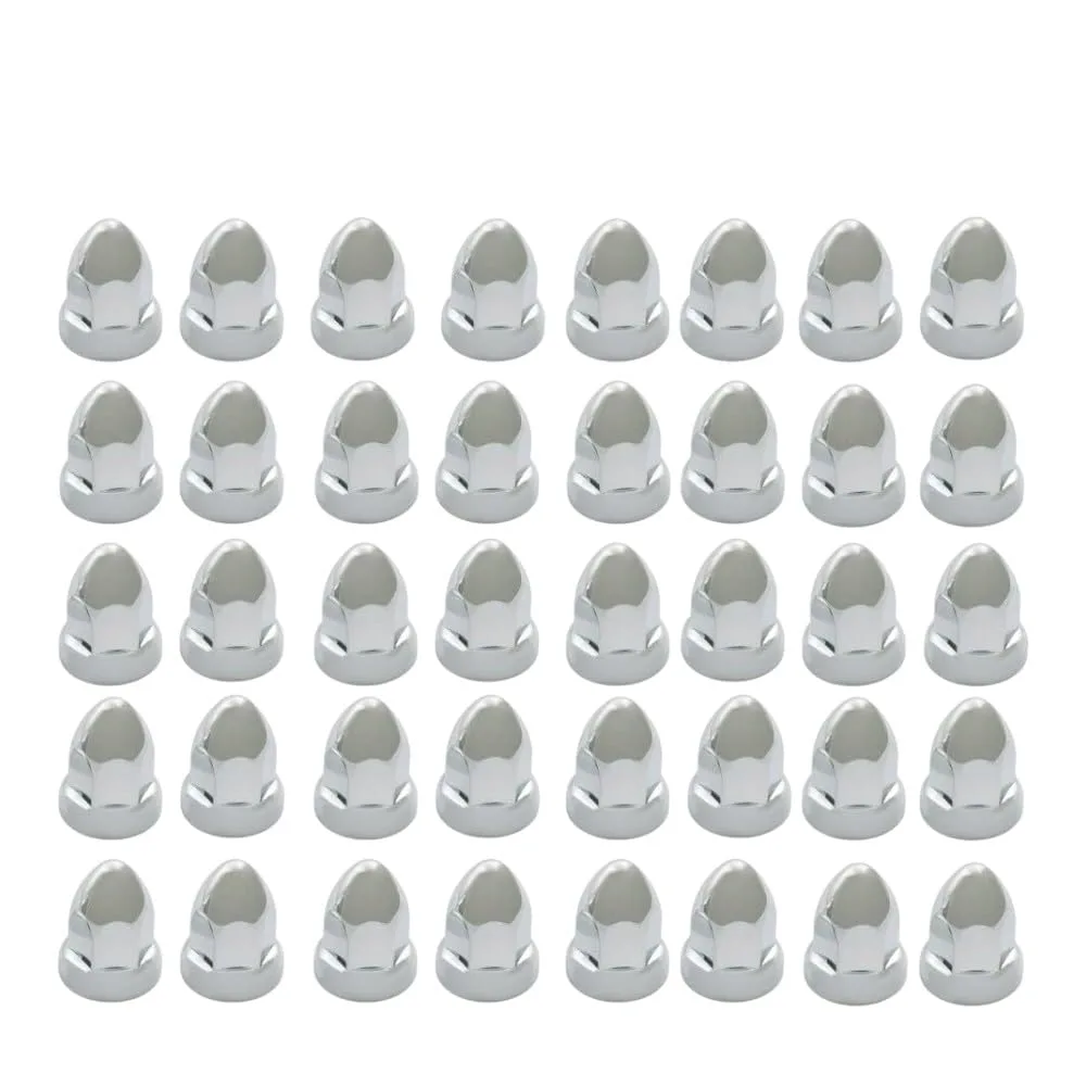 Generic 33 mm Lug Nut Covers, 40-Pack | Mod-G33S-3778