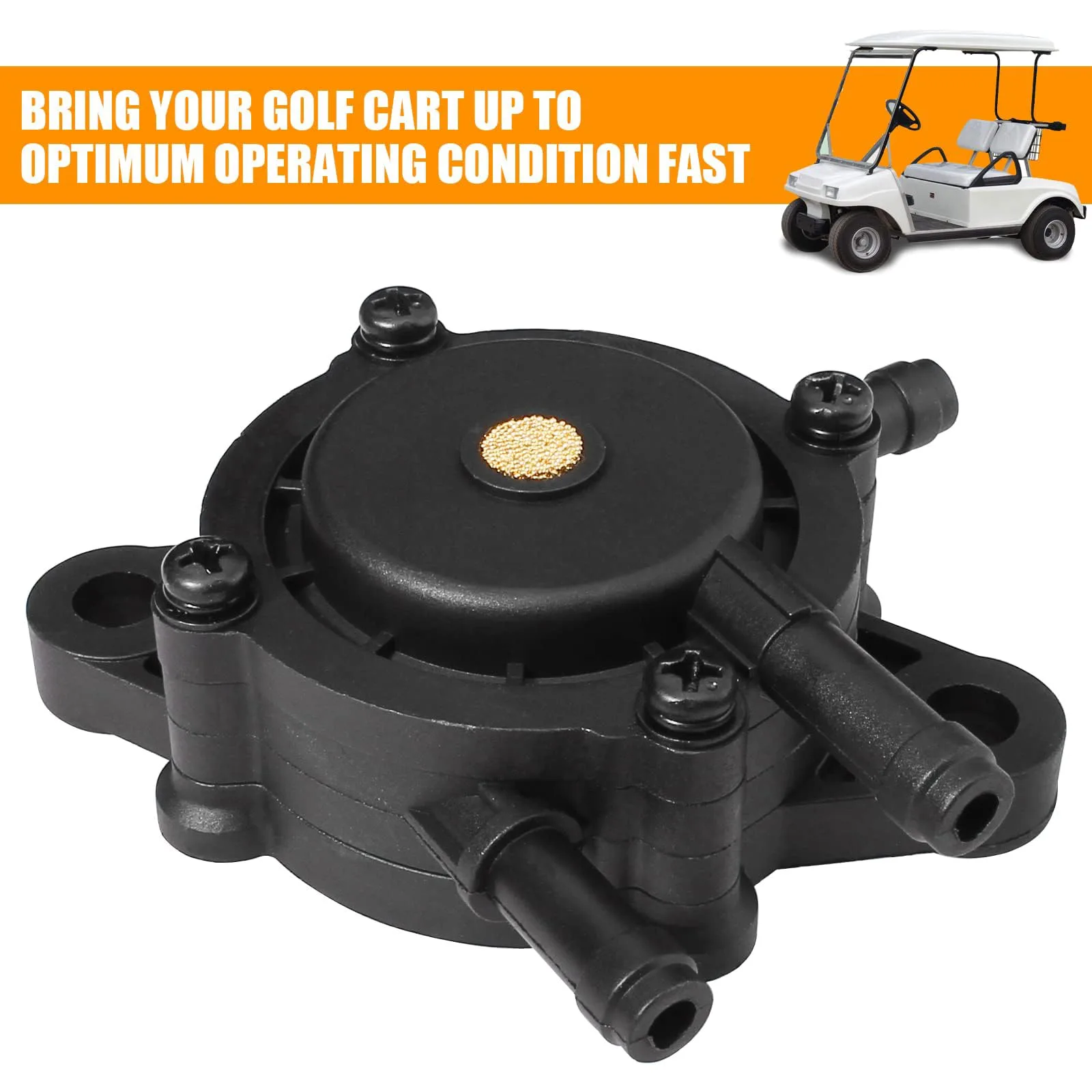 Unifizz Q61099A Electric Fuel Pump for Gas Golf Carts image 2
