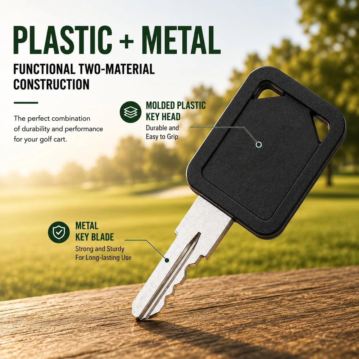 BestRec Replacement Keys for Club Car 1B Golf Cart image 4