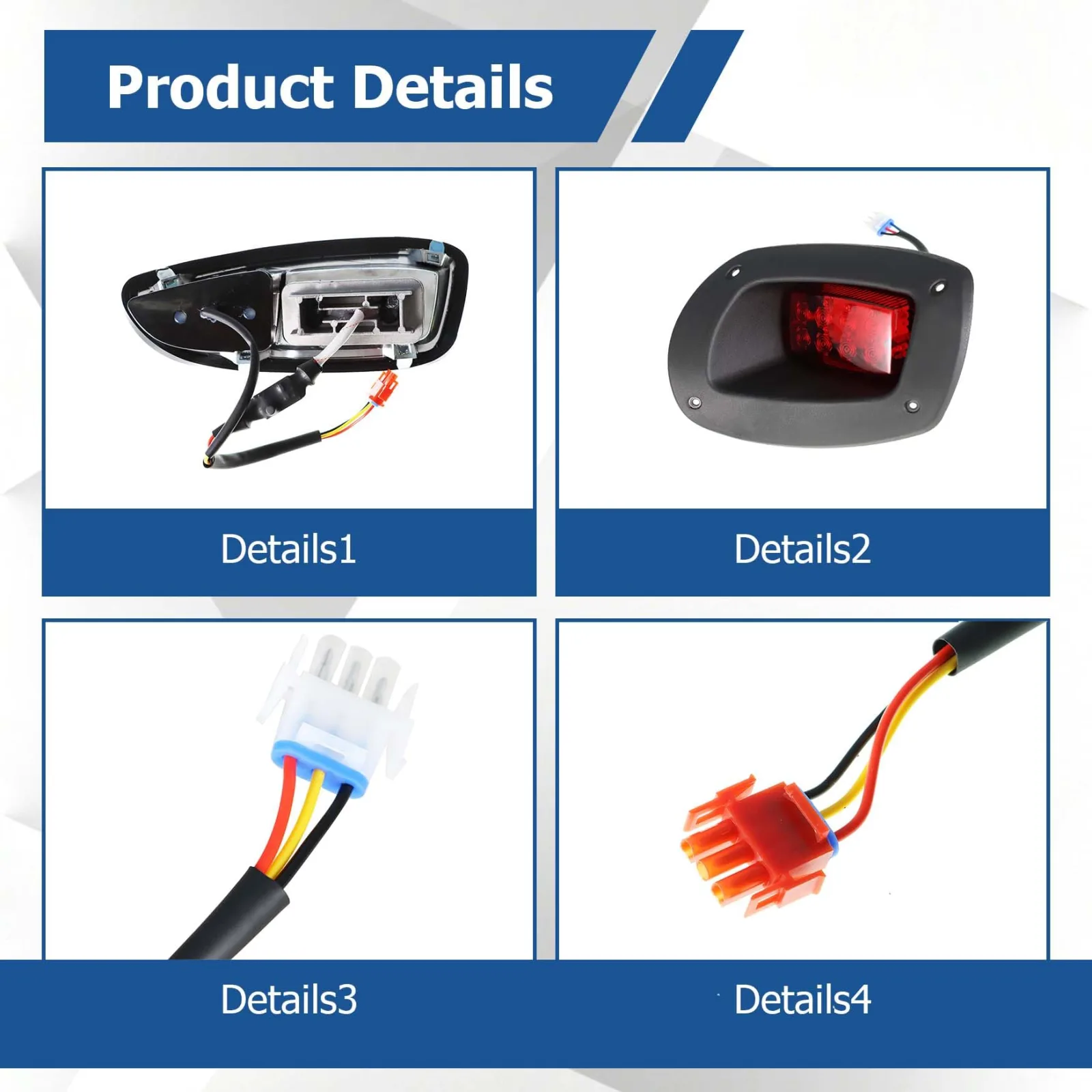 WFLNHB 12V LED Light Kit for E-Z-GO RXV 2008-2015 image 2