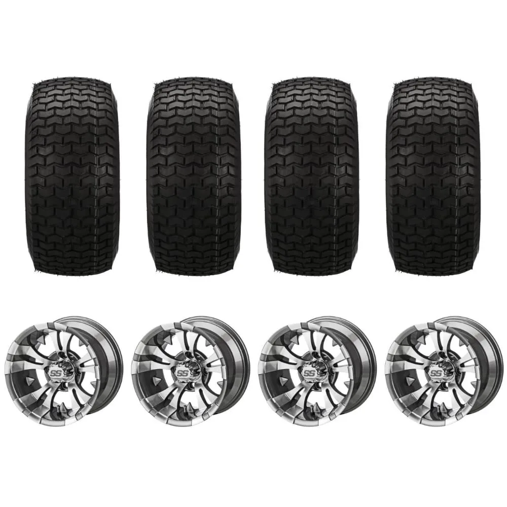 REVENGE 20x10R10 Golf Cart Wheels and Tires Set of 4 image 2