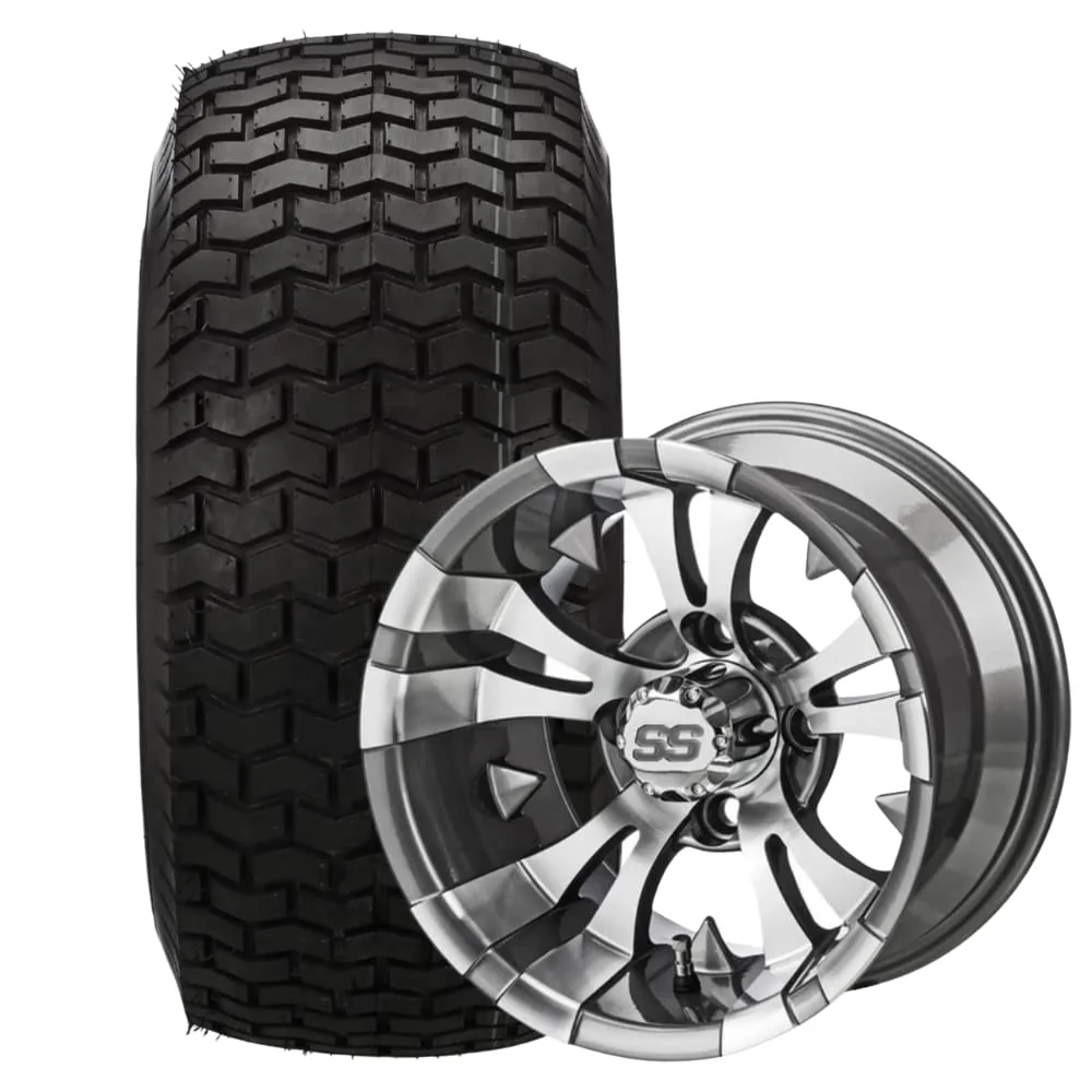 REVENGE 20x10R10 Golf Cart Wheels and Tires Set of 4