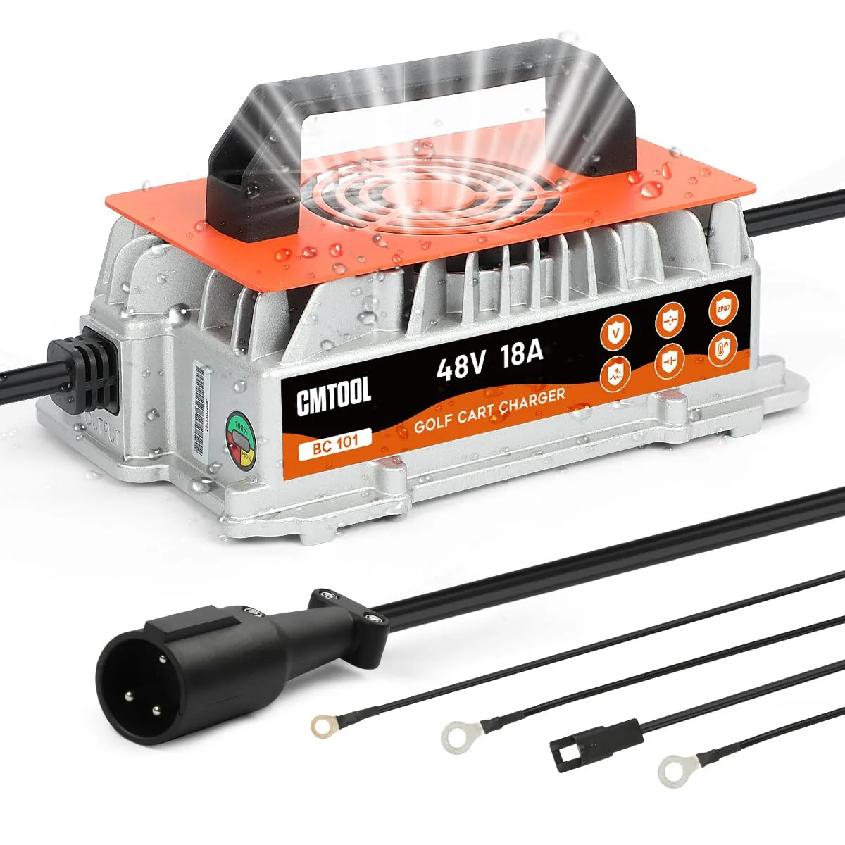 CMTOOL 48V 18A Club Car Golf Cart Battery Charger