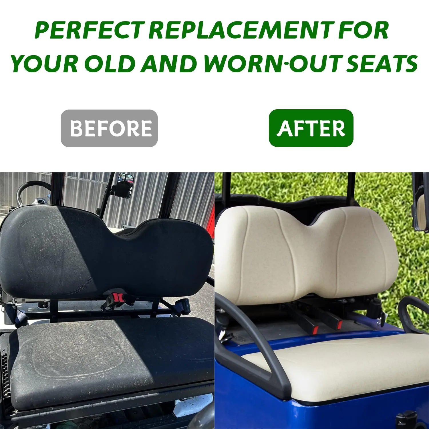 Urgown Front Seat Assembly for Club Car Precedent image 2