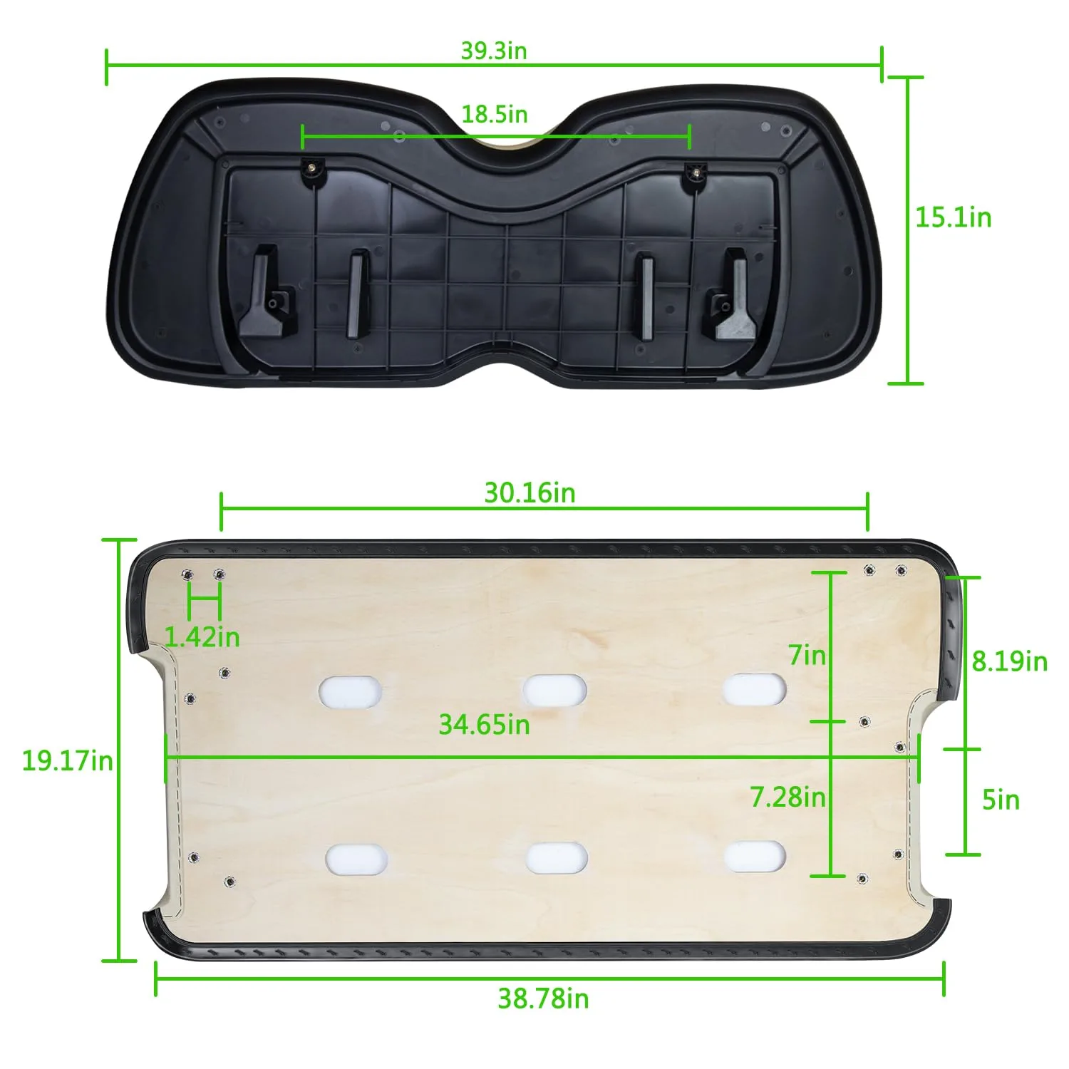 Urgown Front Seat Assembly for Club Car Precedent image 3
