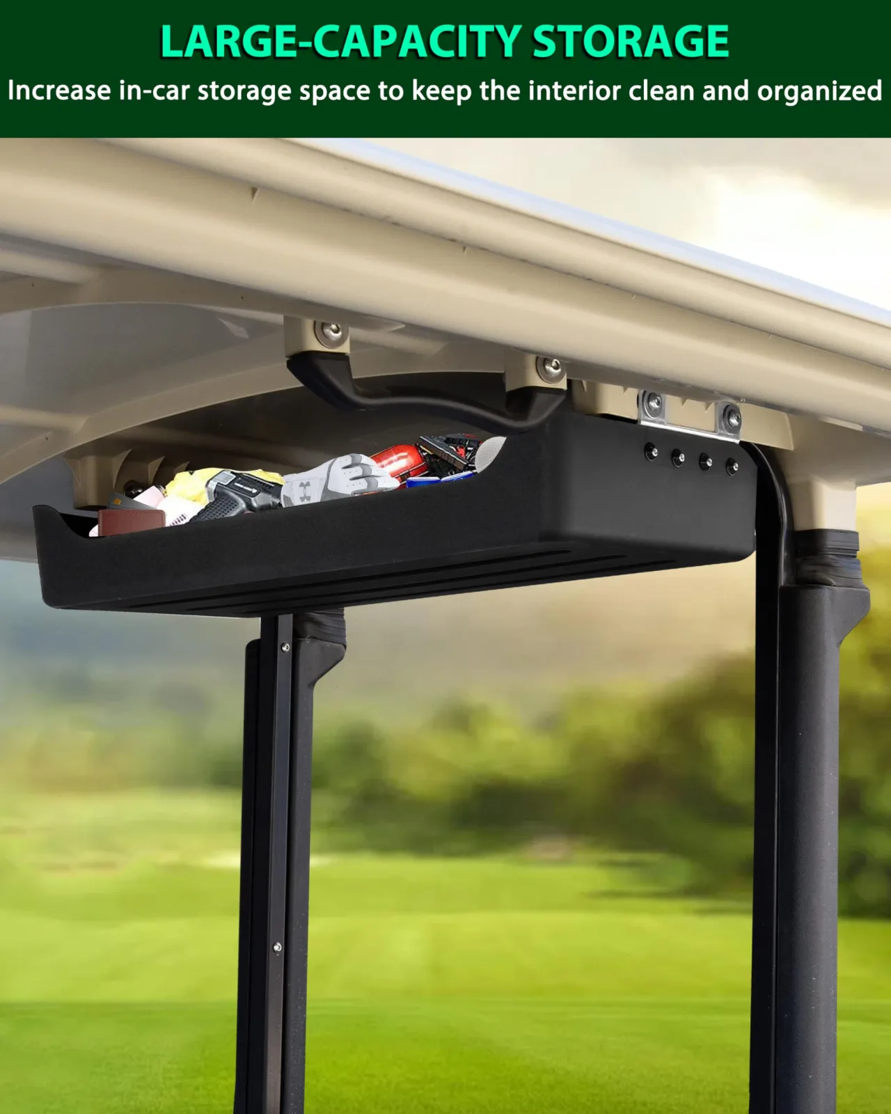 POKIAUTO Rear Overhead Storage Tray for Yamaha Drive2 G29 - UMG-251247 image 2