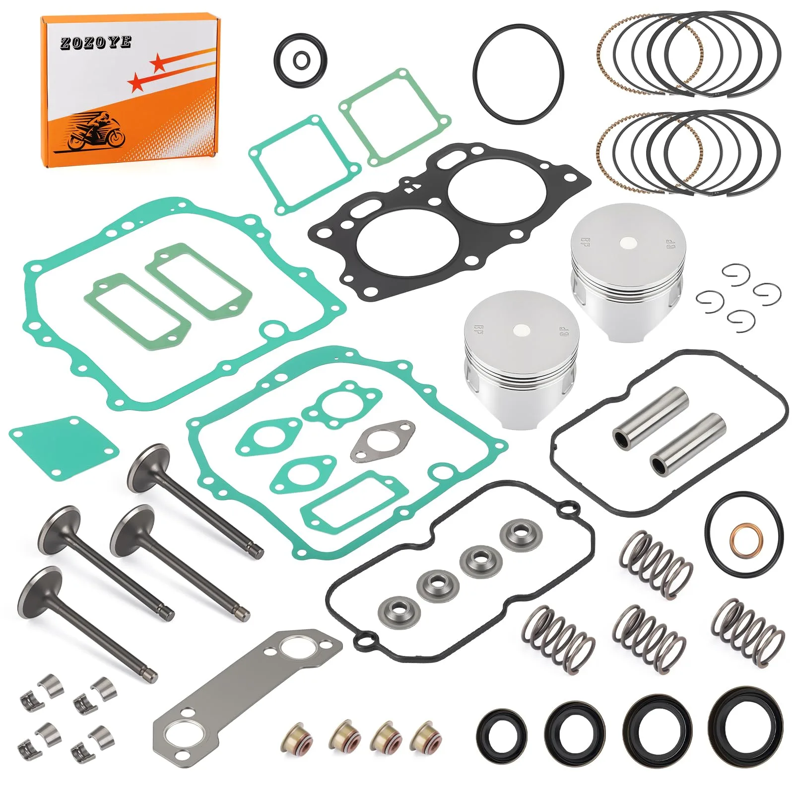 zozoye E-Z-G-O 350cc Engine Top End Rebuild Kit 72505-G01 image 3