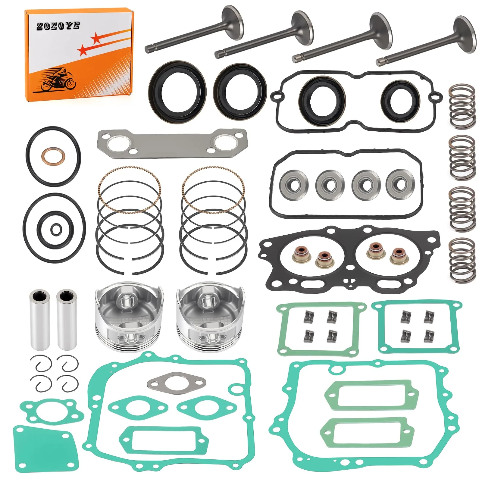 zozoye E-Z-G-O 350cc Engine Top End Rebuild Kit 72505-G01
