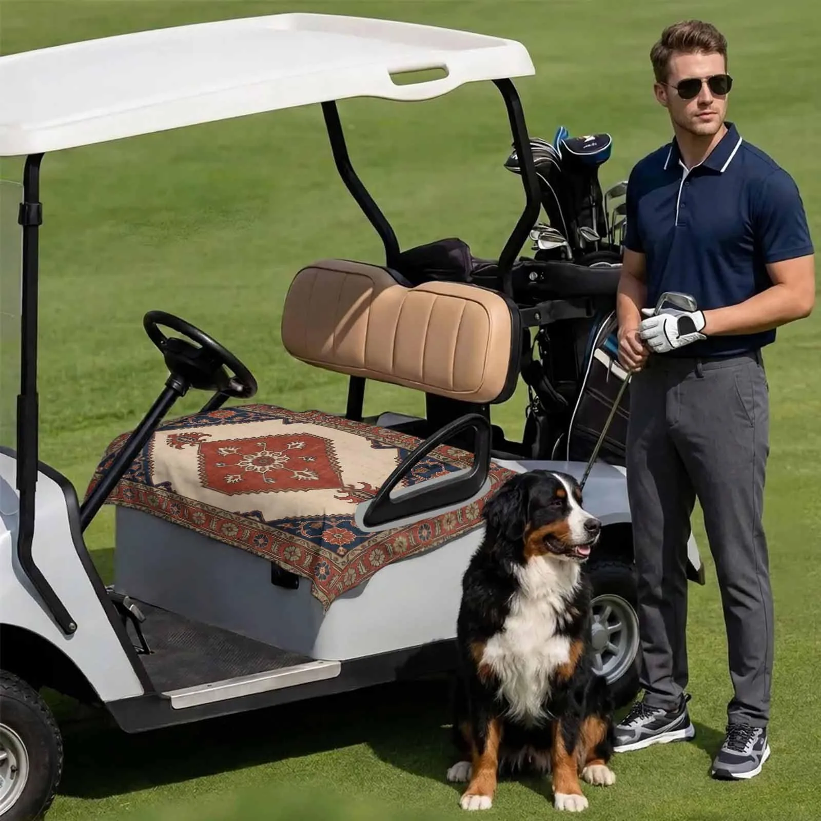 DecorLovee Golf Cart Seat Cover Towel, 51 x 31 Inch image 3