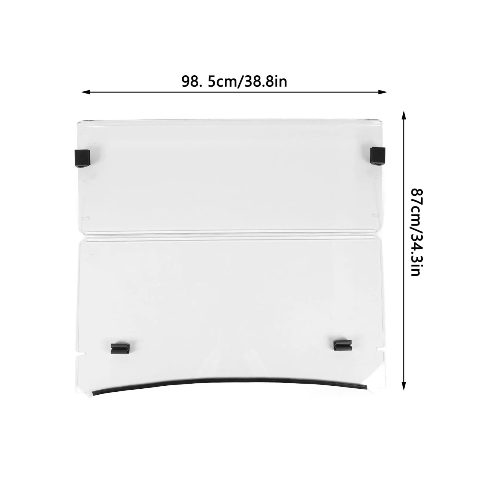 SIXRUN Foldable Acrylic Windshield for Yamaha G29 Drive 2 image 2