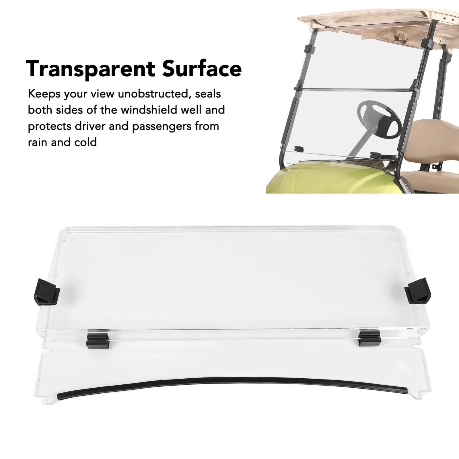 SIXRUN Foldable Acrylic Windshield for Yamaha G29 Drive 2 image 3
