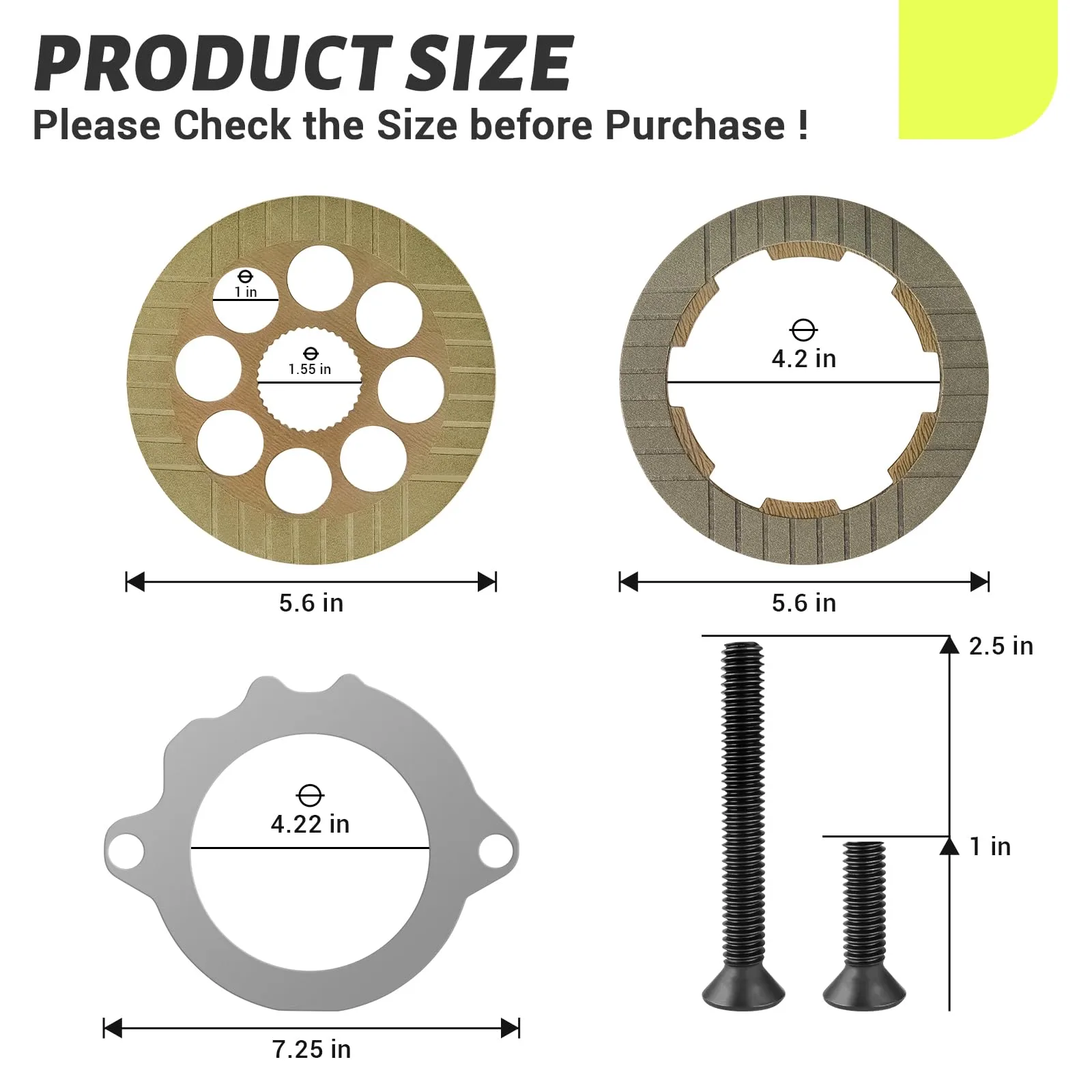 Panglong Rear Brake Kit for Yamaha G29 2007-2014 image 4