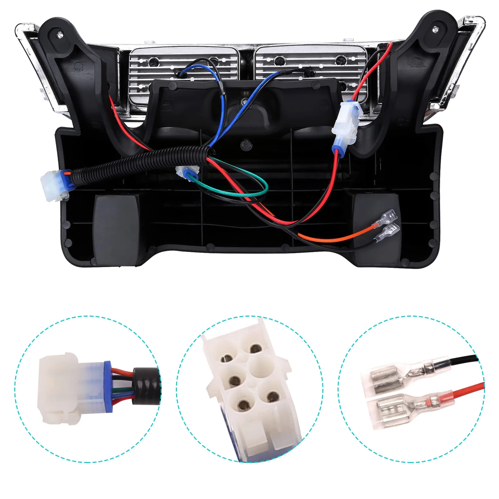 10L0L Club Car Precedent LED Headlight Kit with Bumper image 4