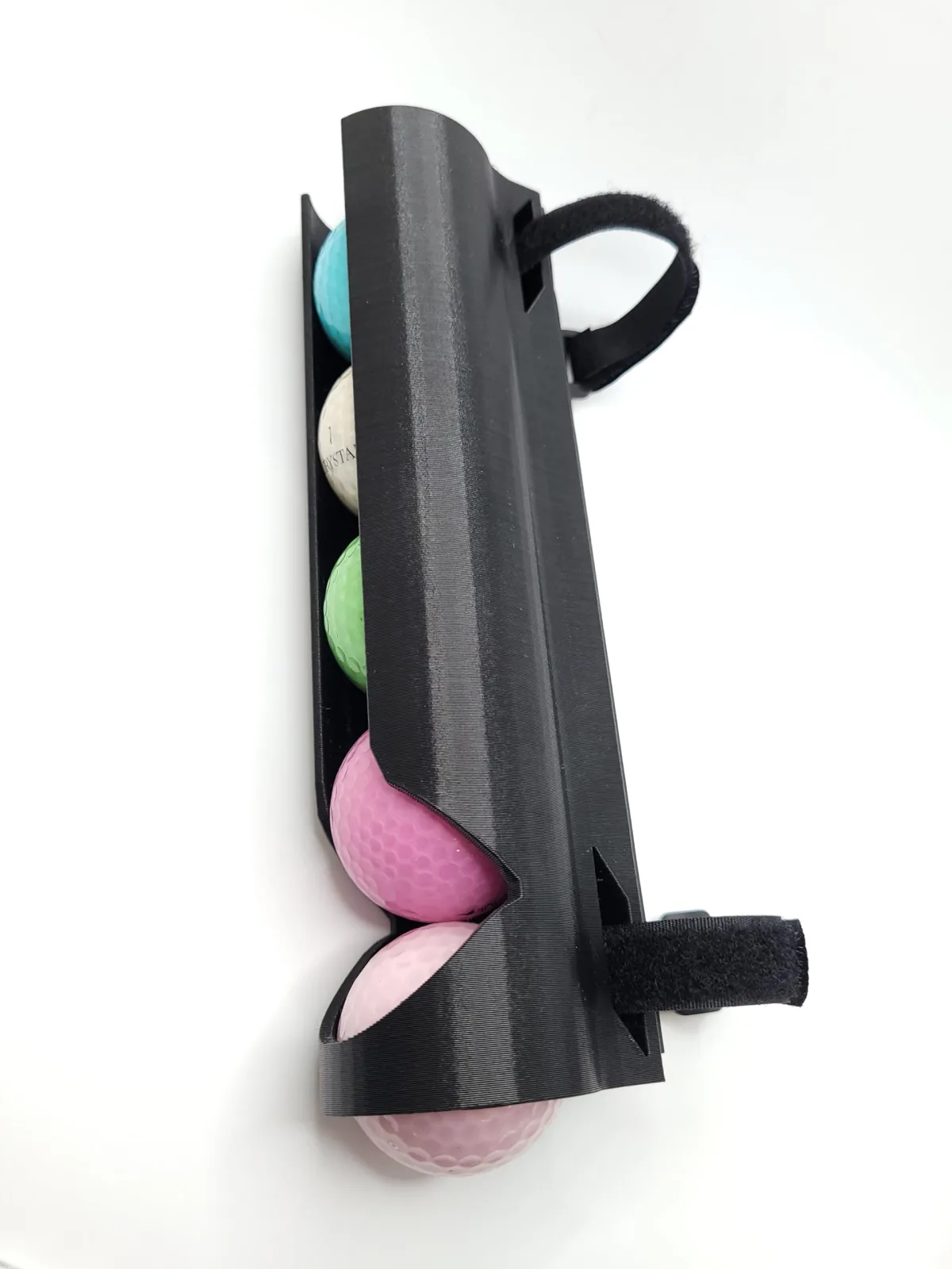 Velcro Golf Ball Holder and Dispenser for Golf Carts image 2
