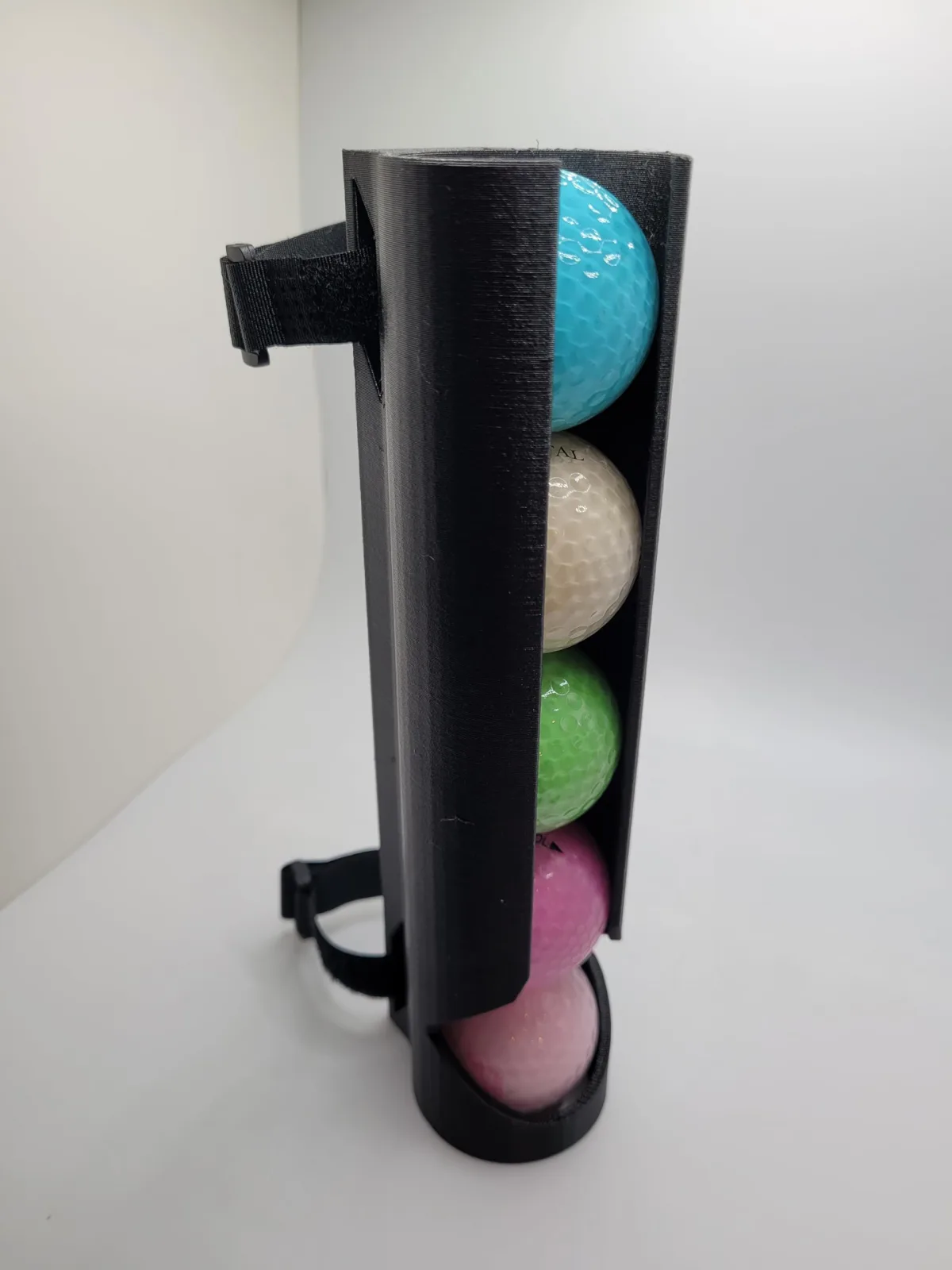 Velcro Golf Ball Holder and Dispenser for Golf Carts image 3