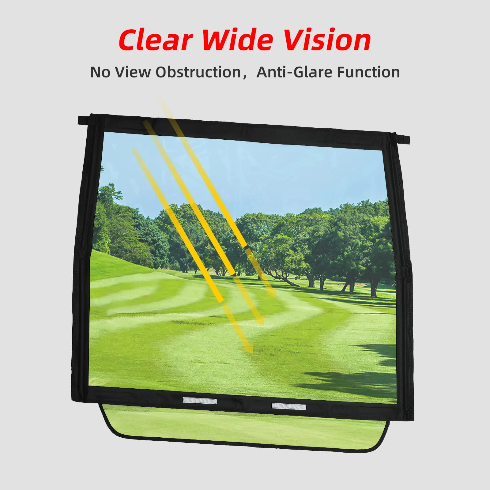 OFIG Foldable Windshield for Club Car DS, Tempo & Precedent image 4