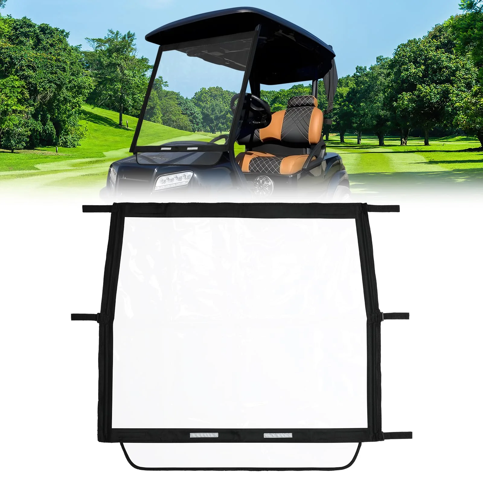 OFIG Foldable Windshield for Club Car DS, Tempo & Precedent