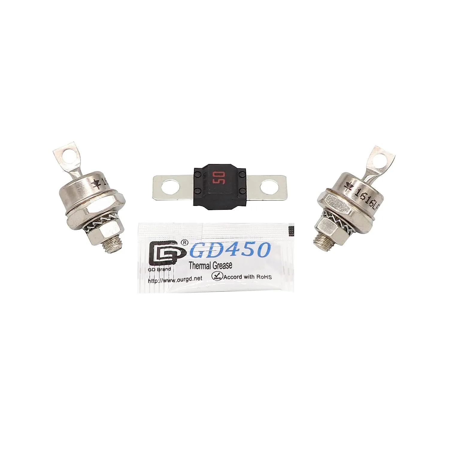 CartClan EZGO 36V Charger Diode Rectifier Fuse Kit CT-0097 image 2