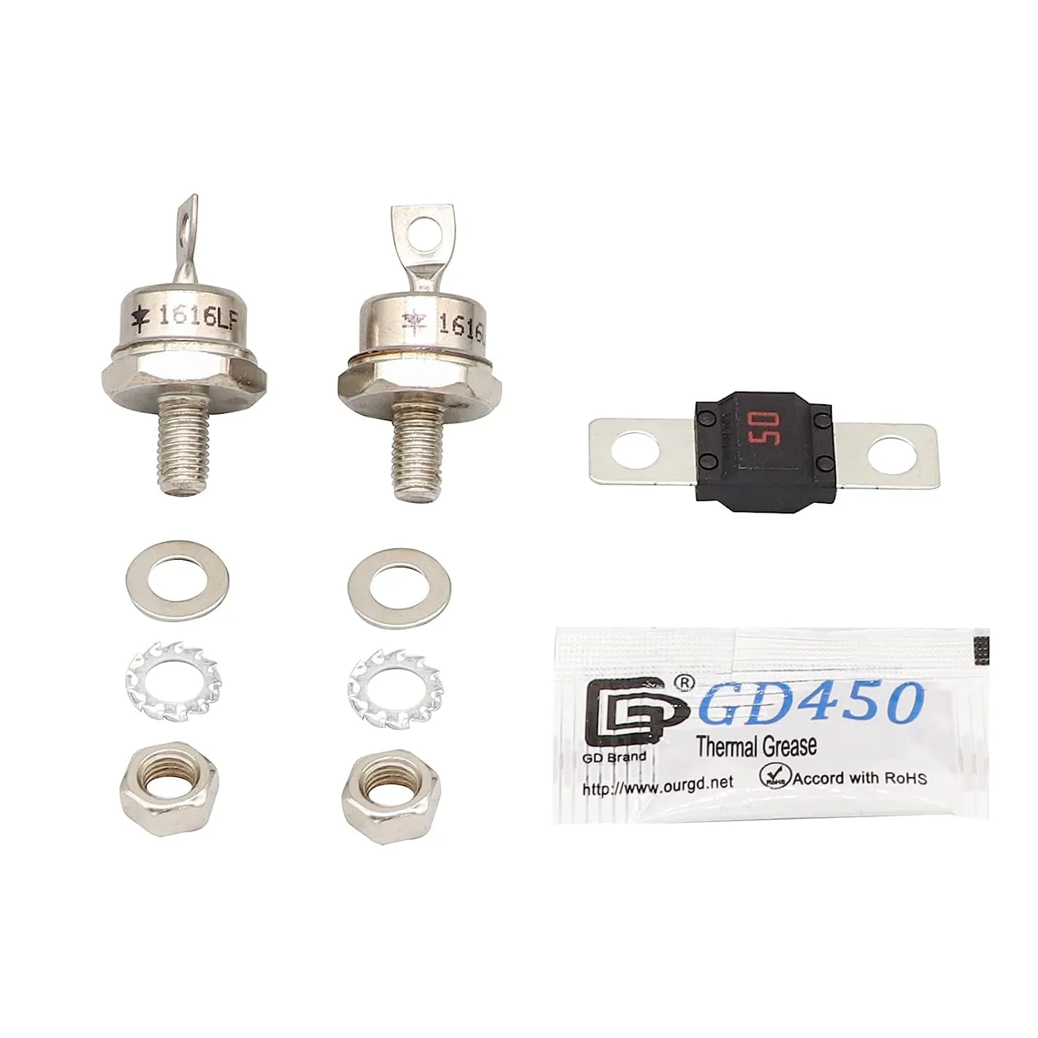 CartClan EZGO 36V Charger Diode Rectifier Fuse Kit CT-0097 image 3
