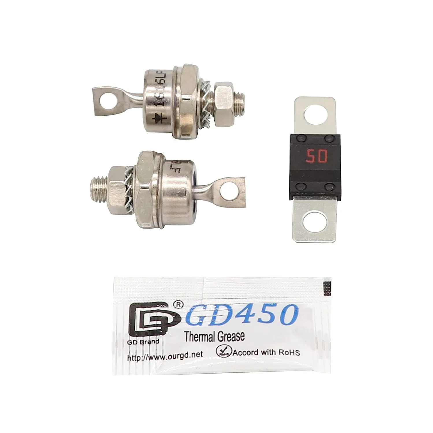 CartClan EZGO 36V Charger Diode Rectifier Fuse Kit CT-0097