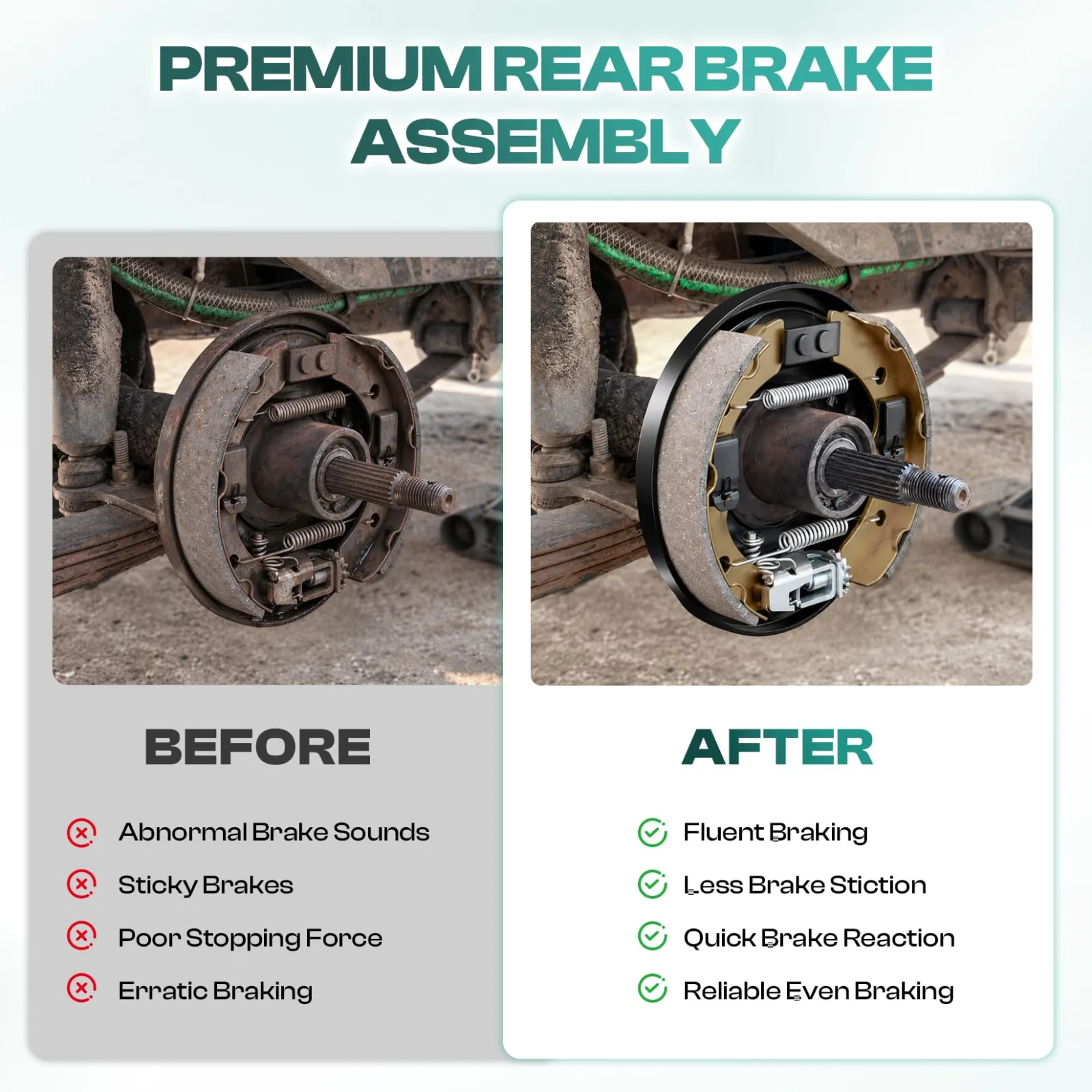 DRIVE UP Rear Brake Assembly for Club Car Precedent DS & Tempo image 4