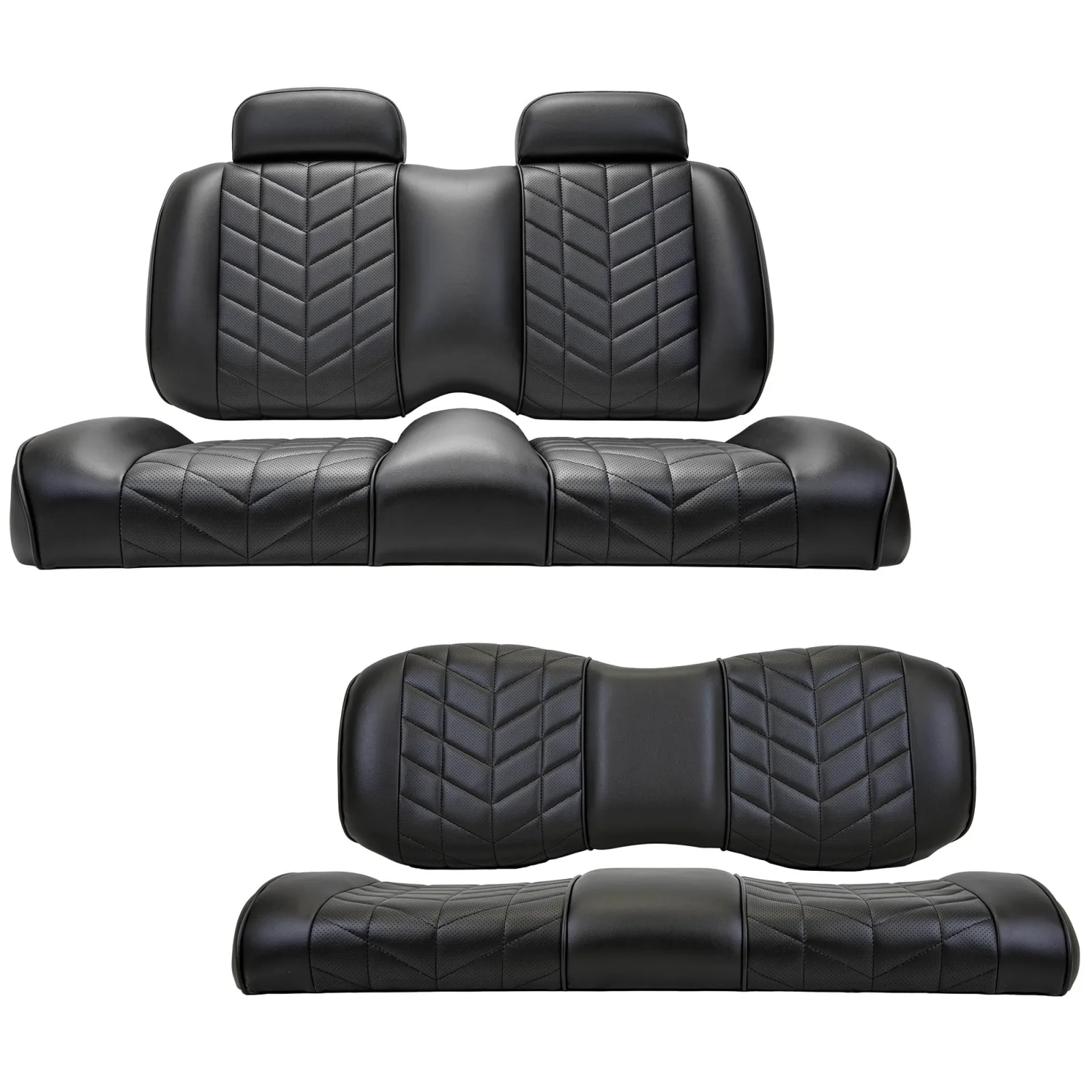 MADJAX Aviator Seat Cushion Set for E-Z-GO RXV