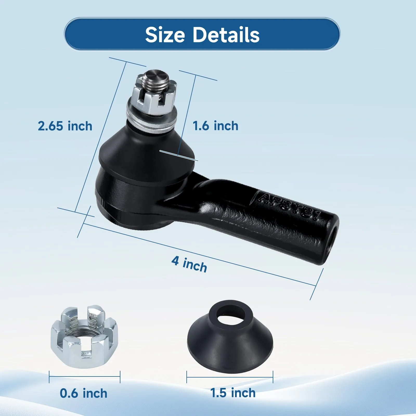Mixopoly Steering Rack Ball Joint for E-Z-GO TXT 70695G01 image 4