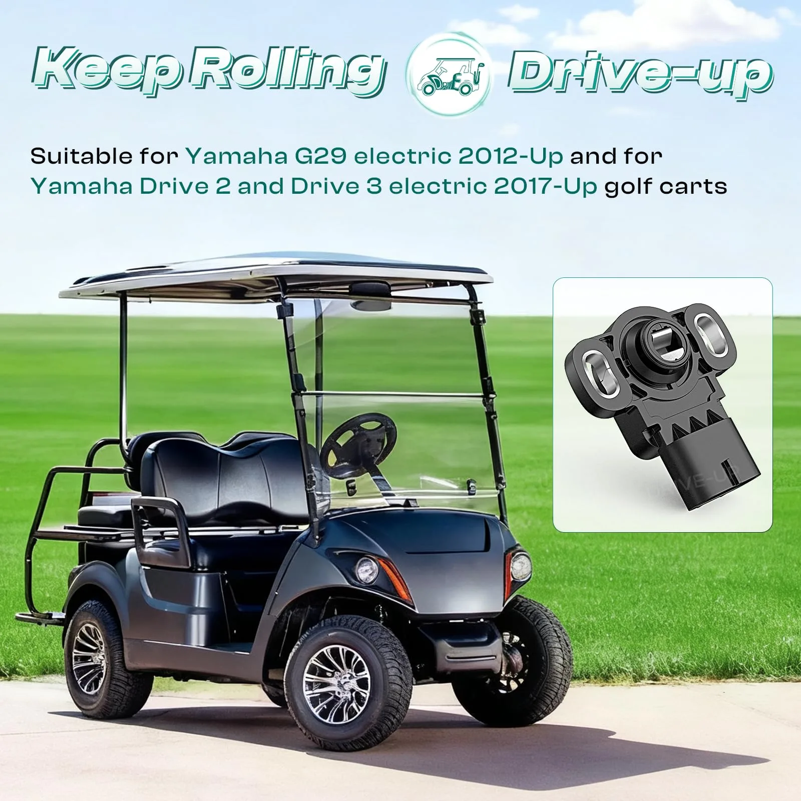DRIVE UP Yamaha Golf Cart Throttle Position Sensor image 2