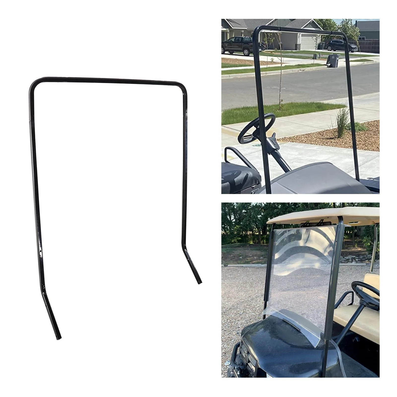 MGWILL Front Roof Top Strut Support Brackets for 1994-2013 E-Z-GO Medalist/TXT - JYAUOT001665