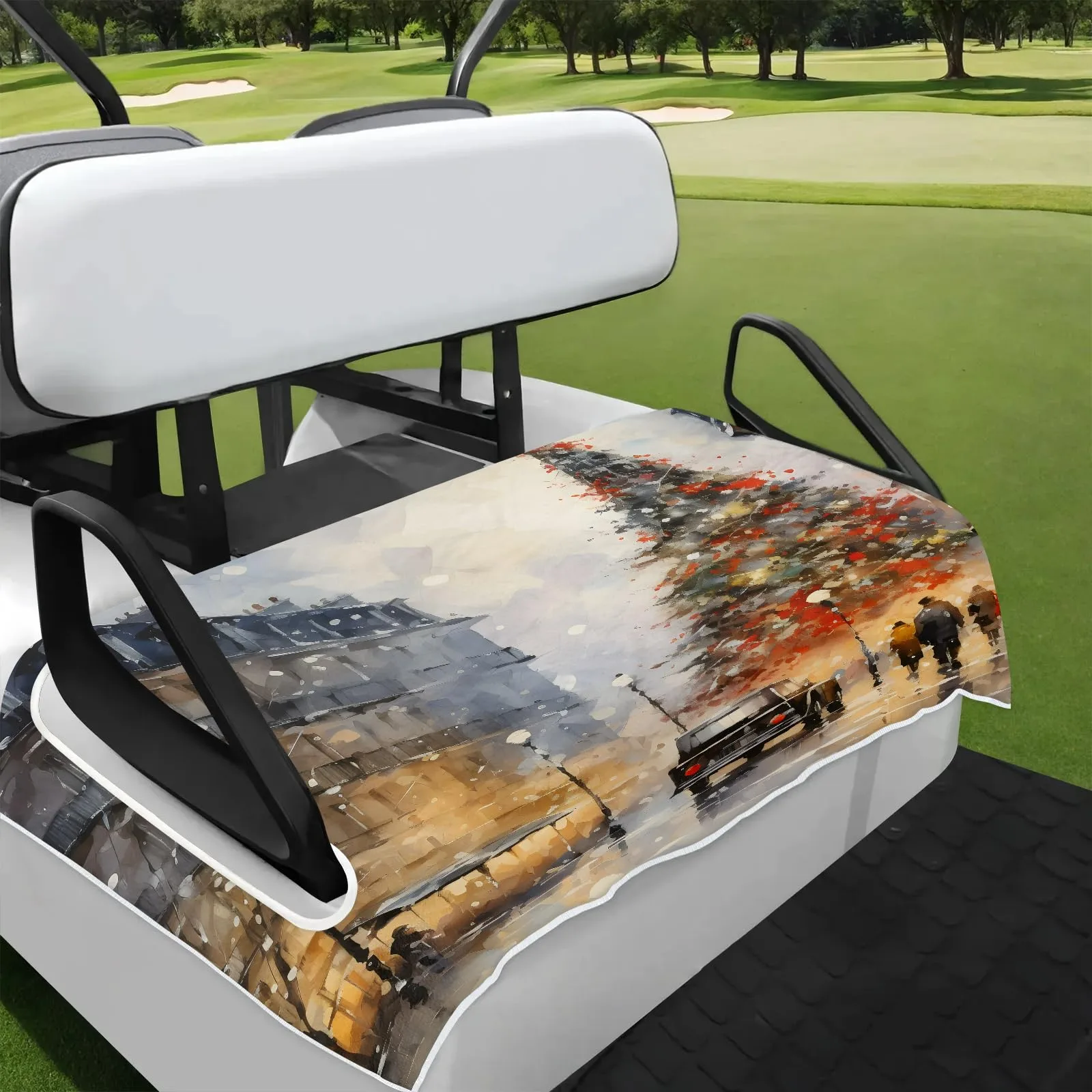 Tiveruda Golf Cart Seat Cover for Double Seats
