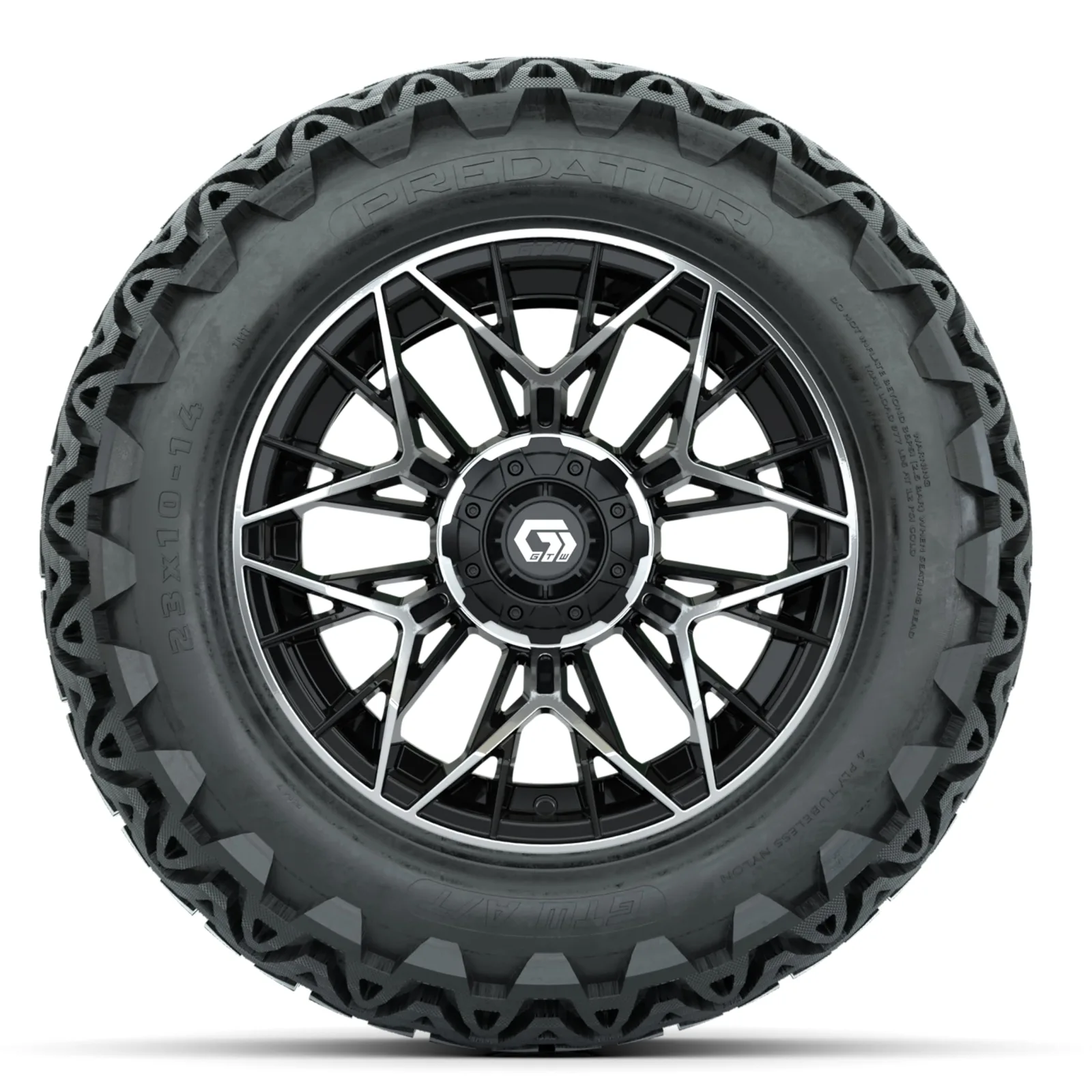 GTW A19-785 14-Inch Golf Cart Wheels and Tires image 3