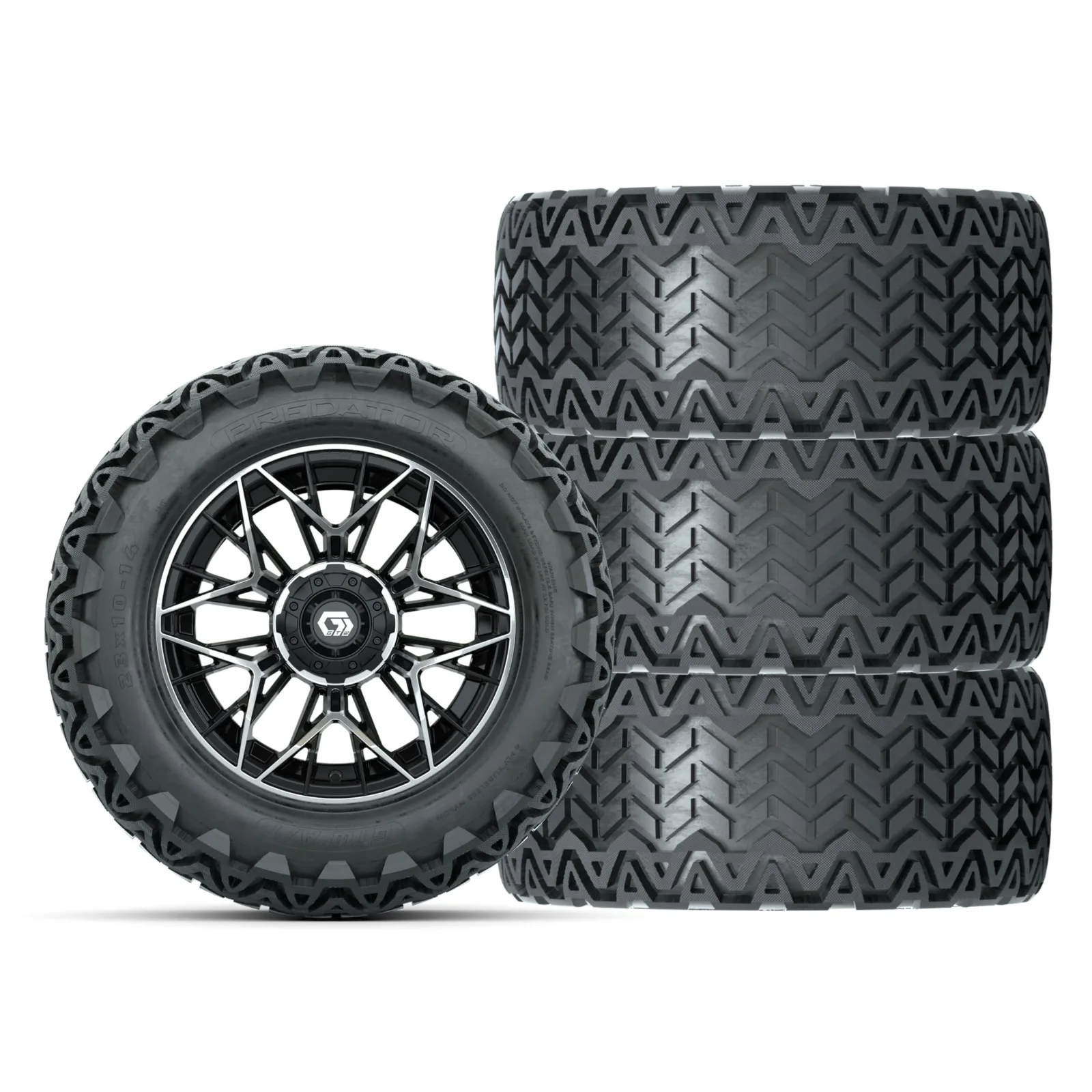 GTW A19-785 14-Inch Golf Cart Wheels and Tires