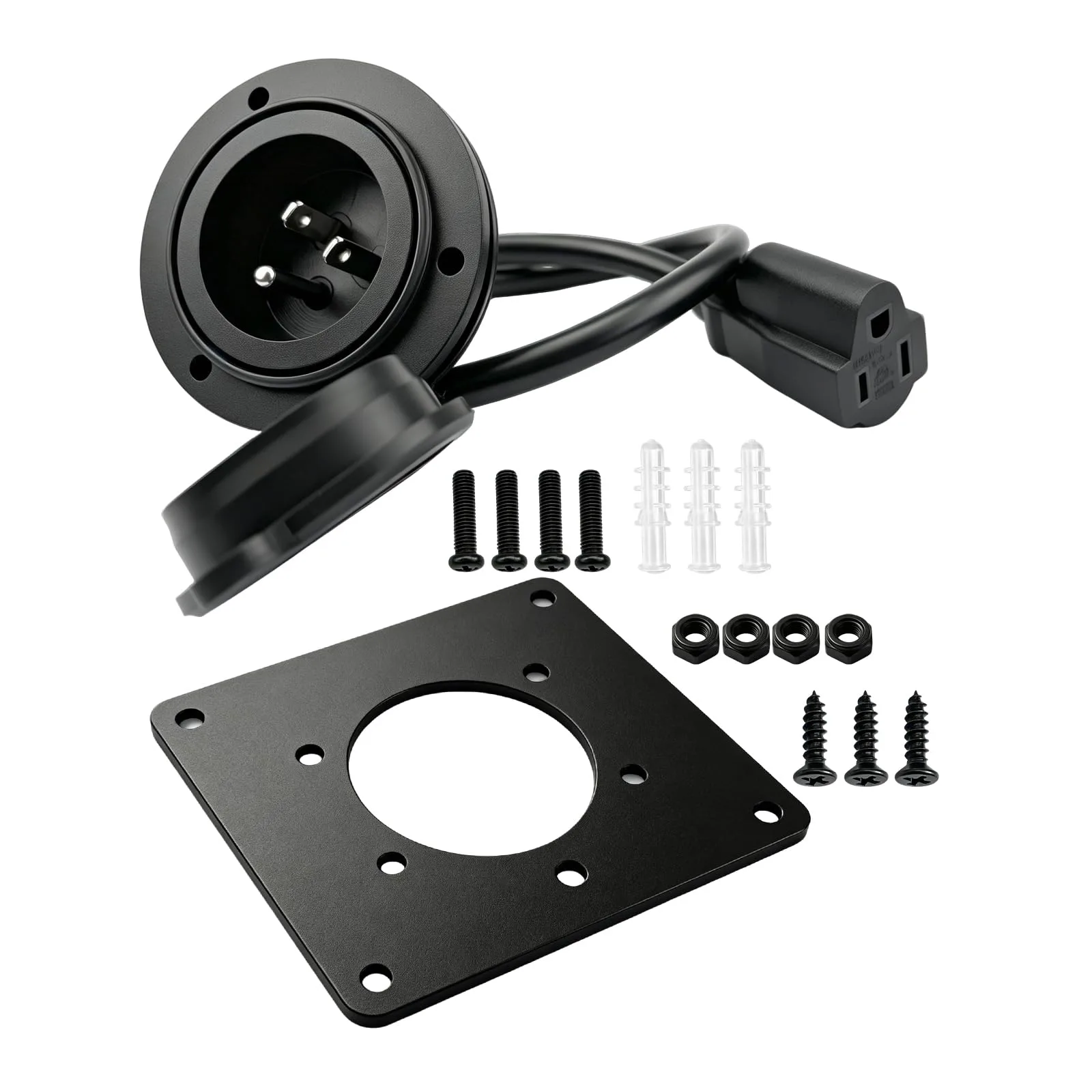 Mektarvix TXT36 120V Charger Port Adapter for E-Z-GO