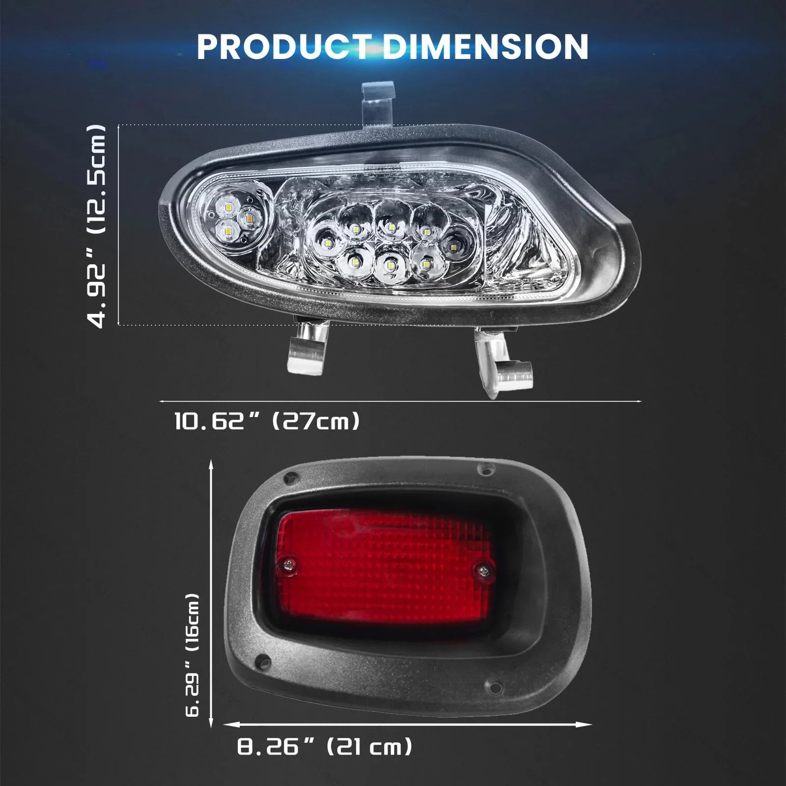 Rainier Parts LED Light Kit for E-Z-GO TXT 2014+ image 2
