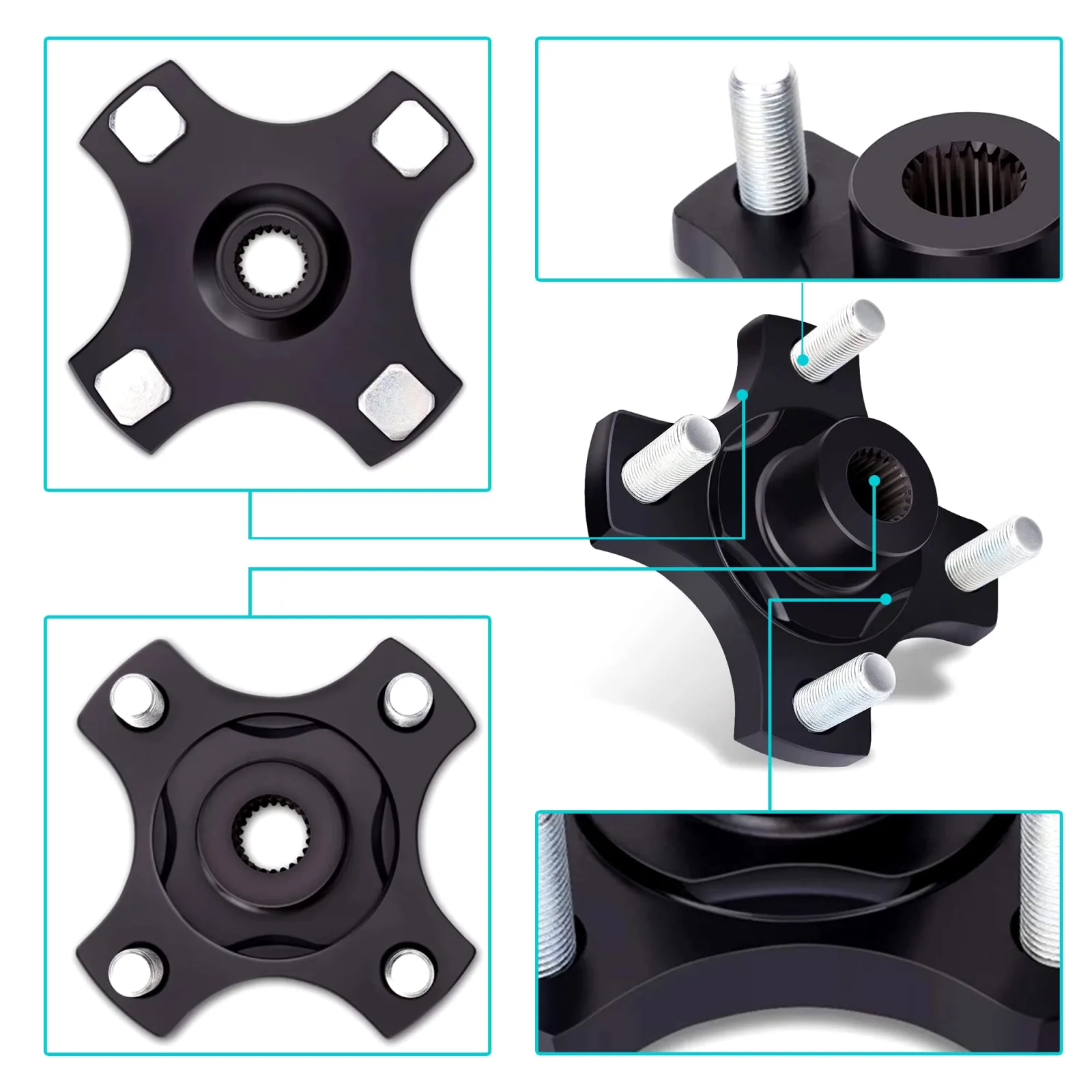 10L0L Rear Axle Hub Assembly for E-Z-GO RXV image 4