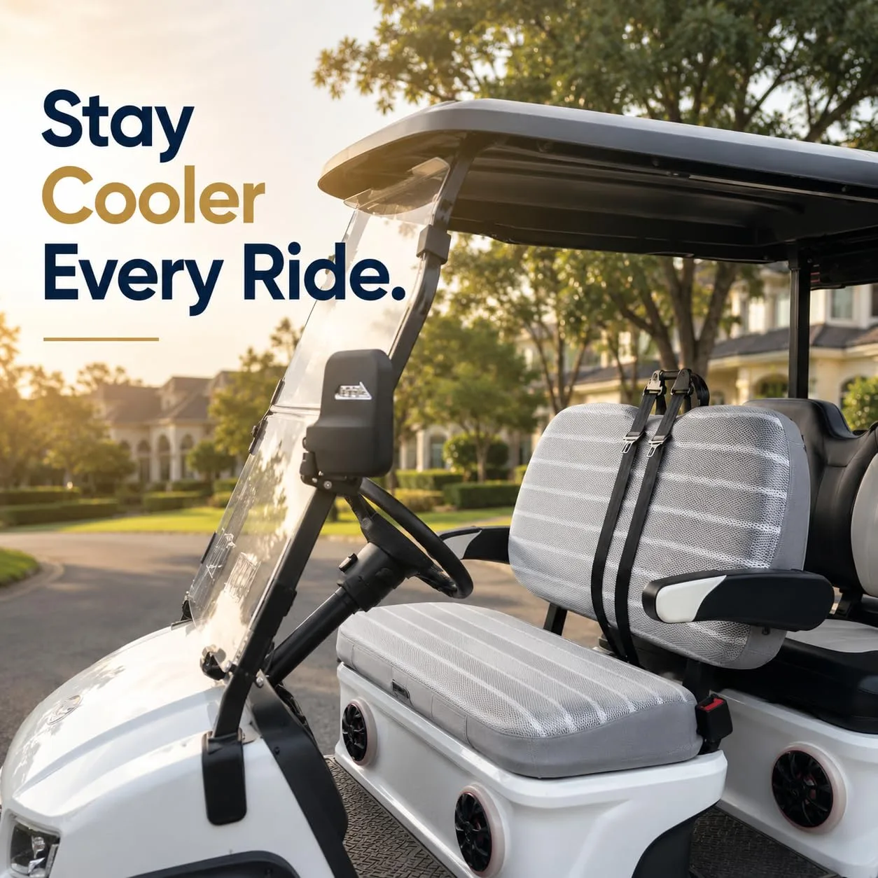Jioy BreezeMesh Seat Covers for Evolution D5 Golf Cart image 4