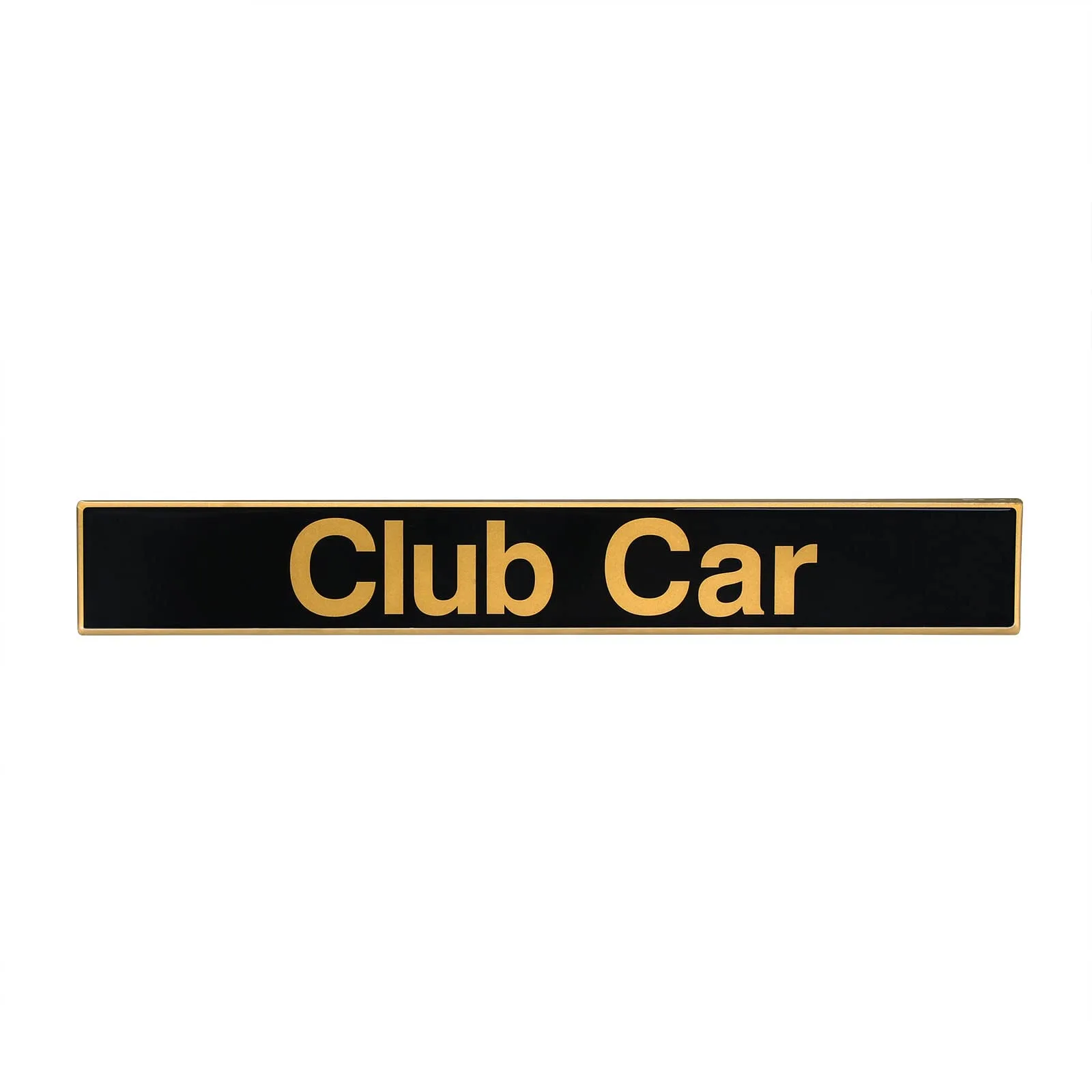 DIYOLFALL Name Plate for Club Car Precedent - Black Gold image 2