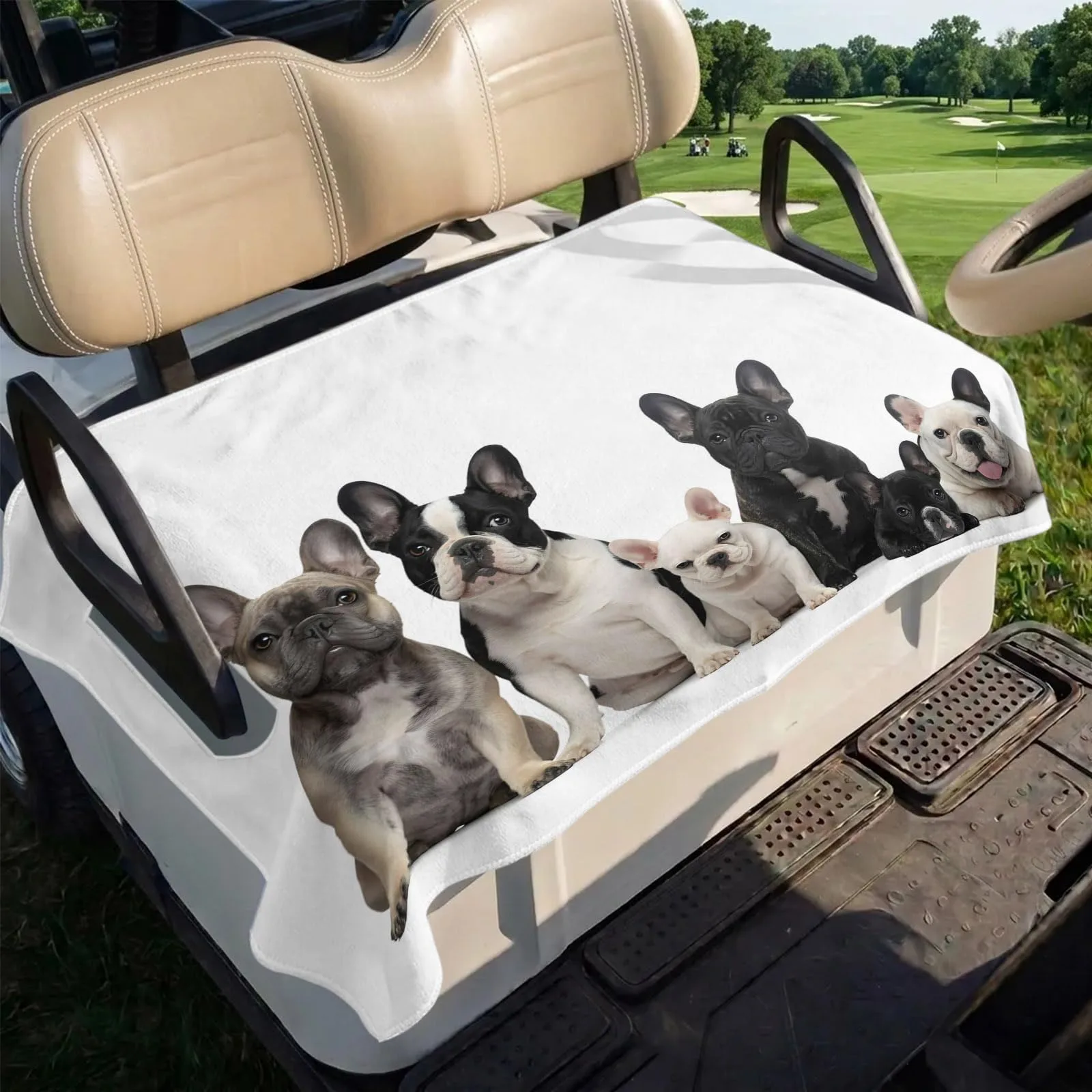 Lanata 2-Seat Golf Cart Seat Cover 51 x 31 In image 2