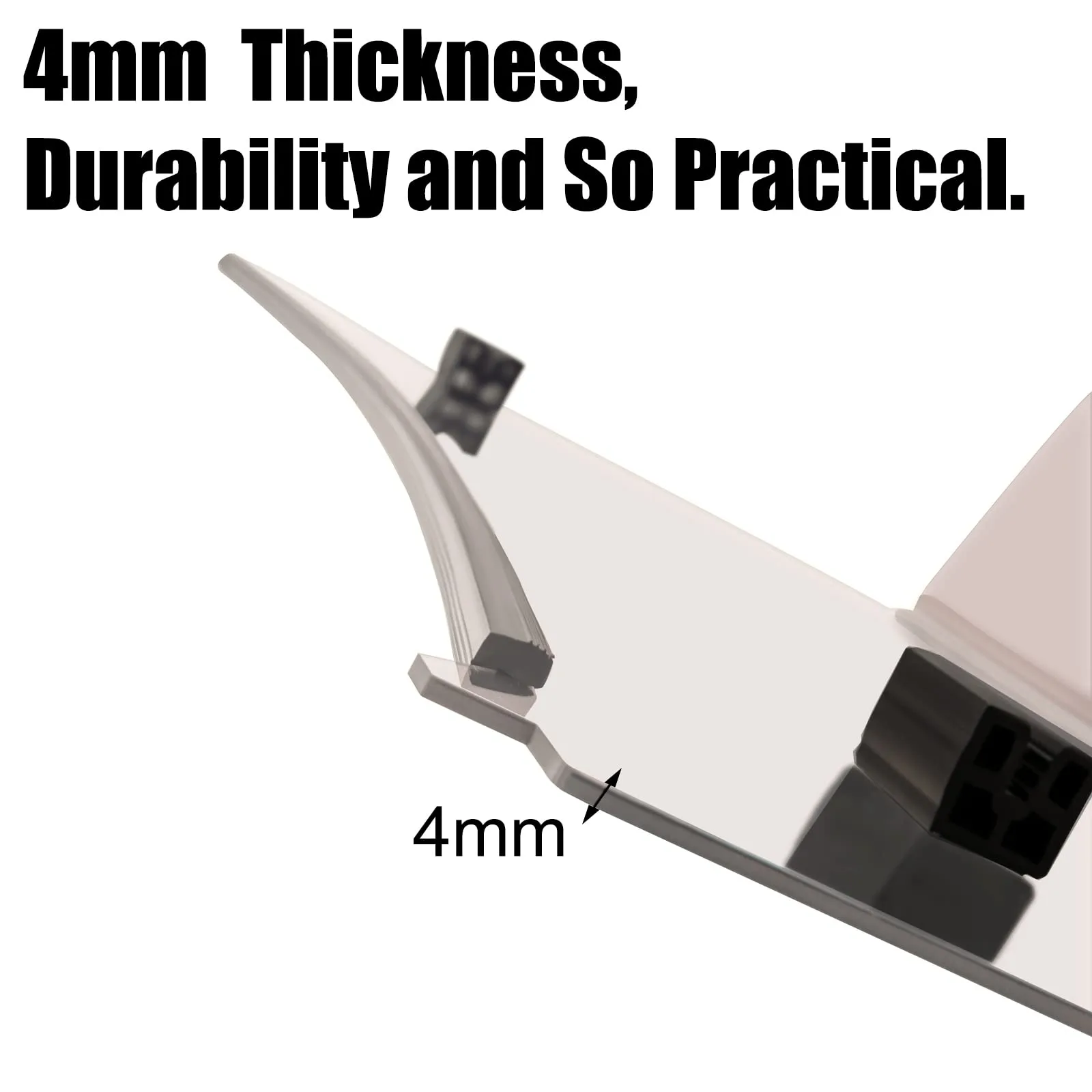 TechInovat Tinted Folding Windshield for Yamaha Drive2 / G29 — 200009 image 3