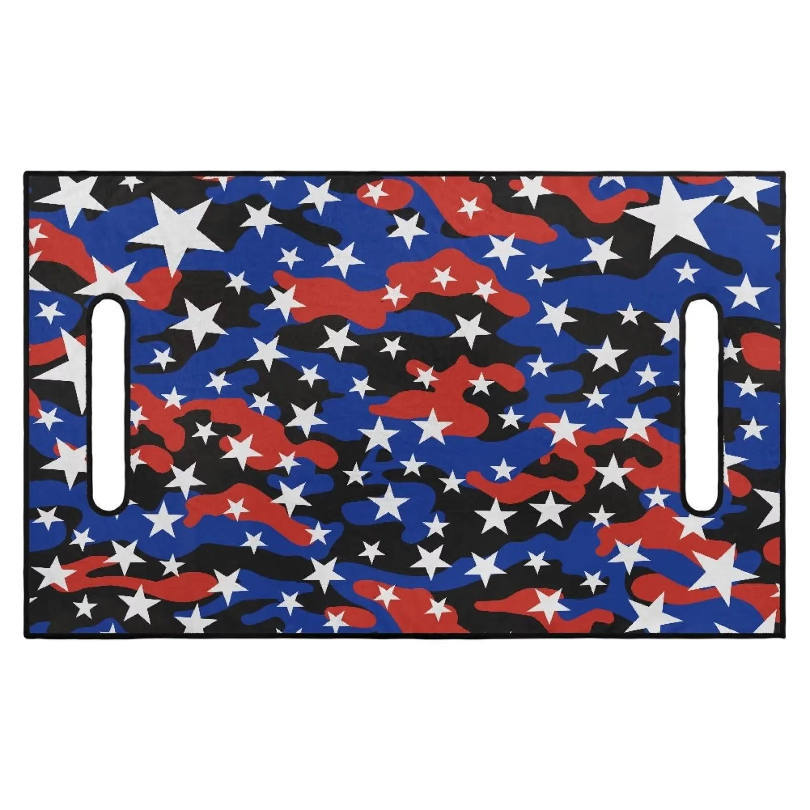 Generic CZQ36-9-13 Blue & Red Camo Stars Golf Cart Seat Cover image 2