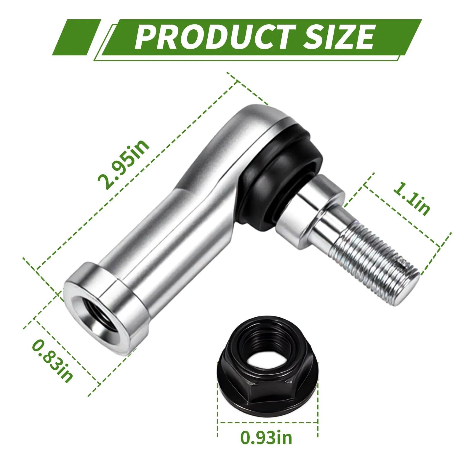 OXTOUF Tie Rod Ends for Club Car Precedent 102022601 image 2