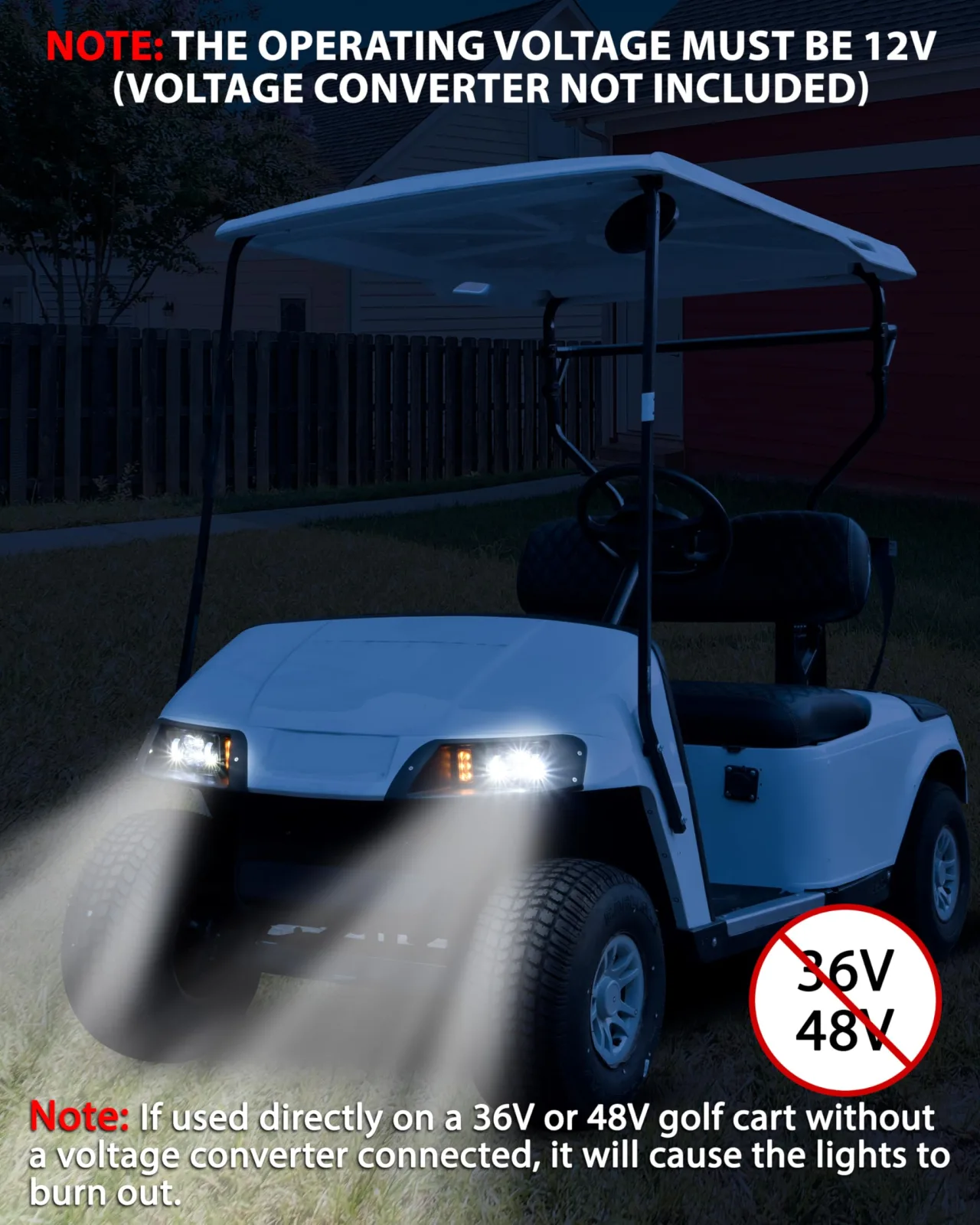 SAUTVS LED Light Kit for E-Z-GO TXT 1995-2013 image 3