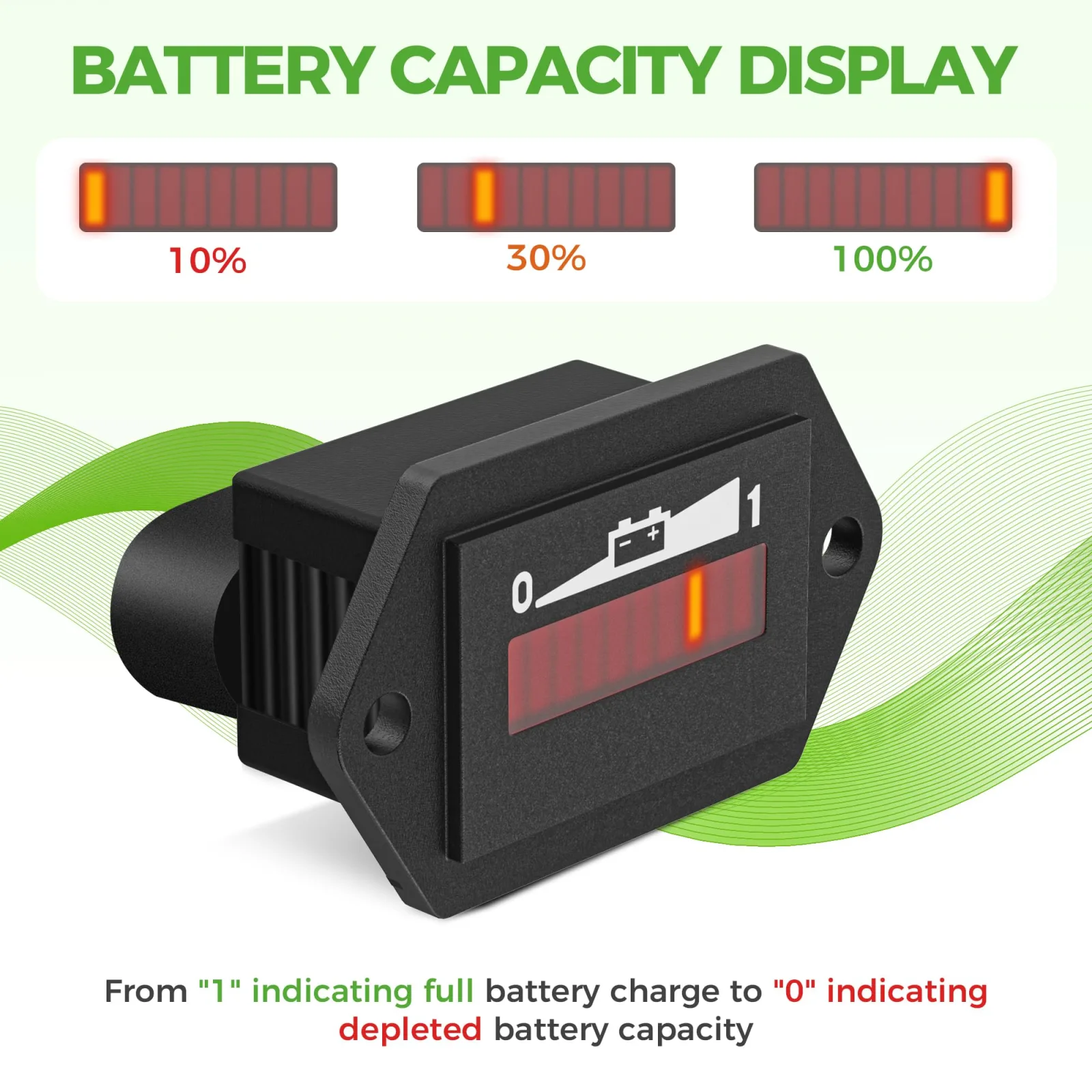10L0L 48V Battery Gauge for Yamaha G29 2007-2016 image 3