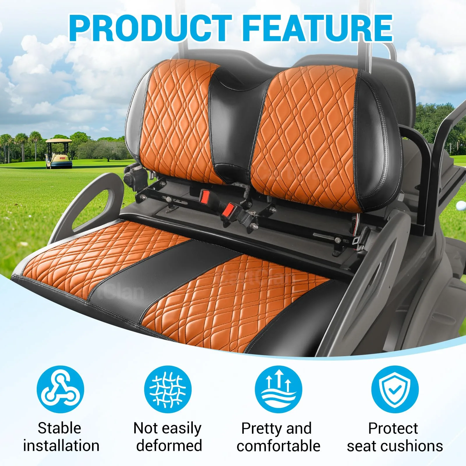 CartClan CT-0172 Seat Covers for Club Car Precedent image 3
