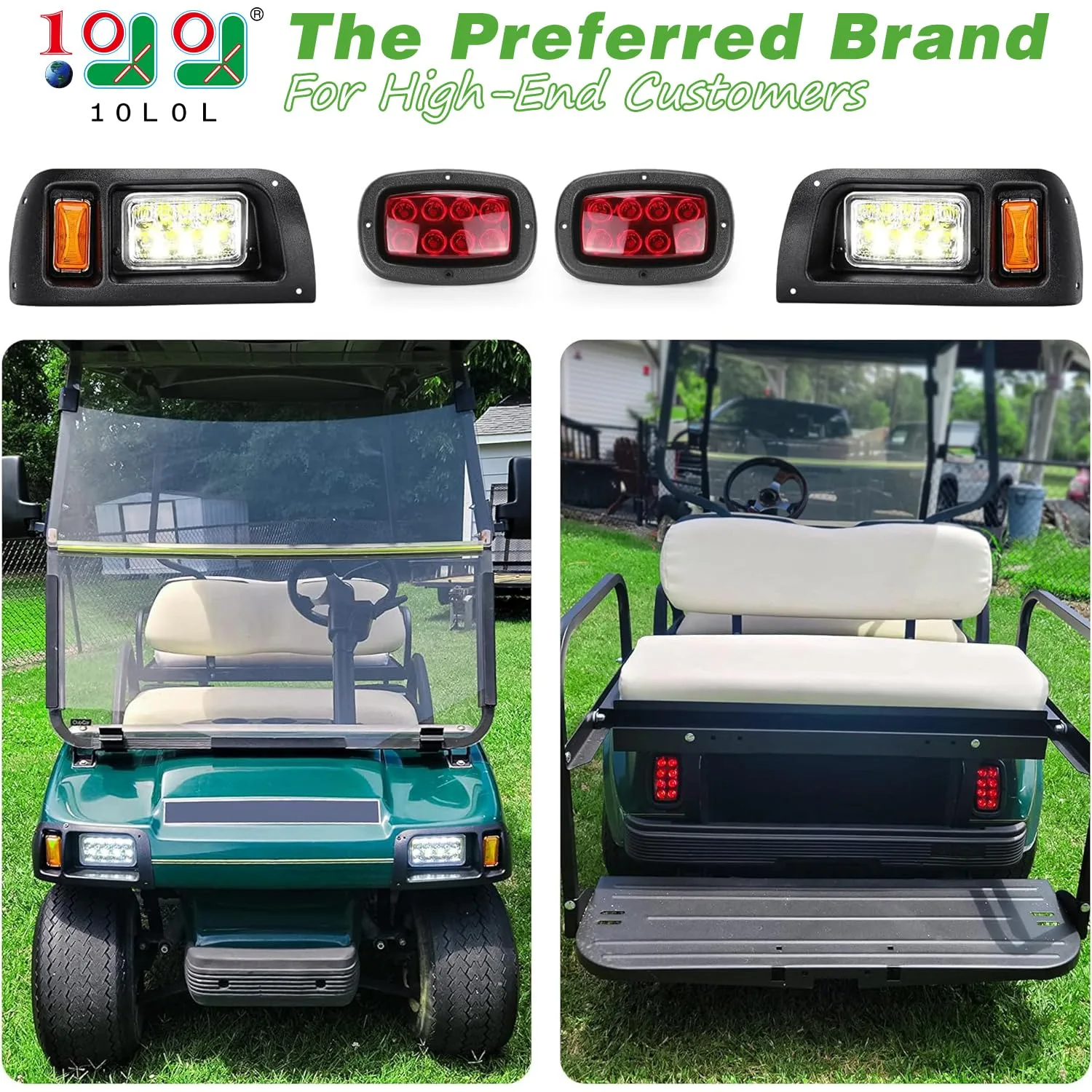 10L0L Light Kit for Club Car DS 1993-Up Gas & Electric image 2