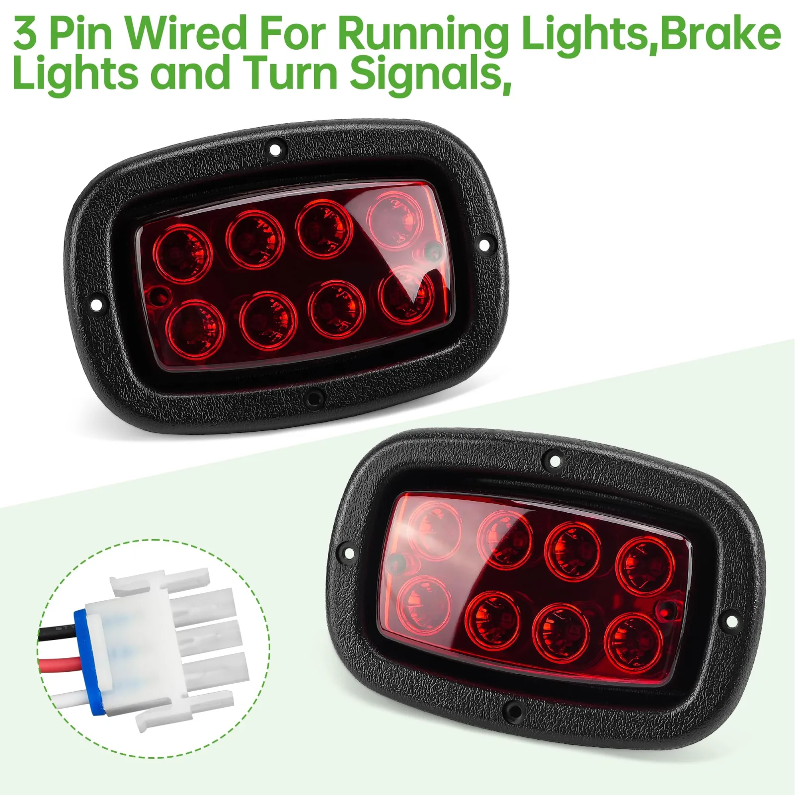 10L0L Light Kit for Club Car DS 1993-Up Gas & Electric image 4