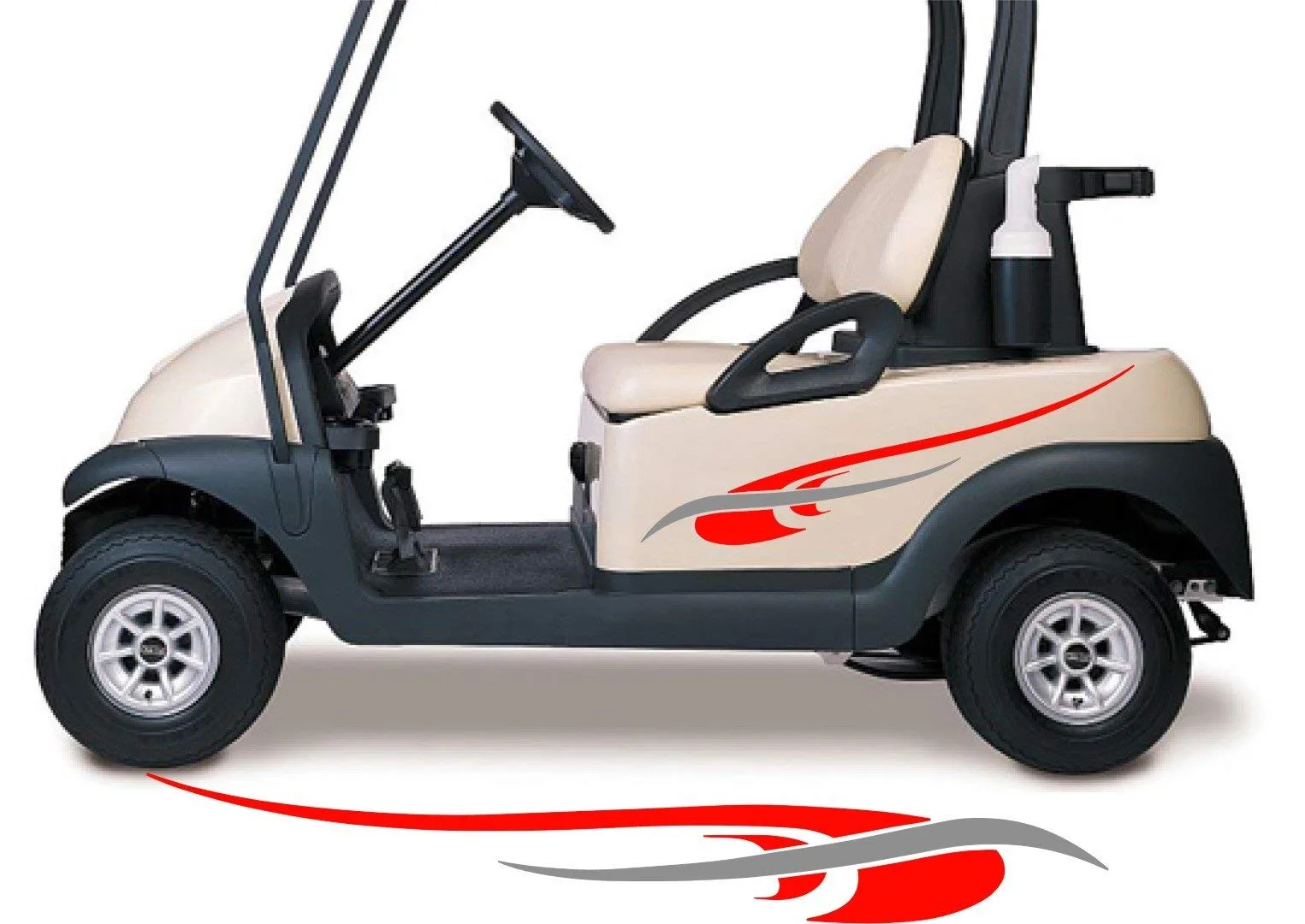 StickerChef GCA1222 Golf Cart Cartoon Decal